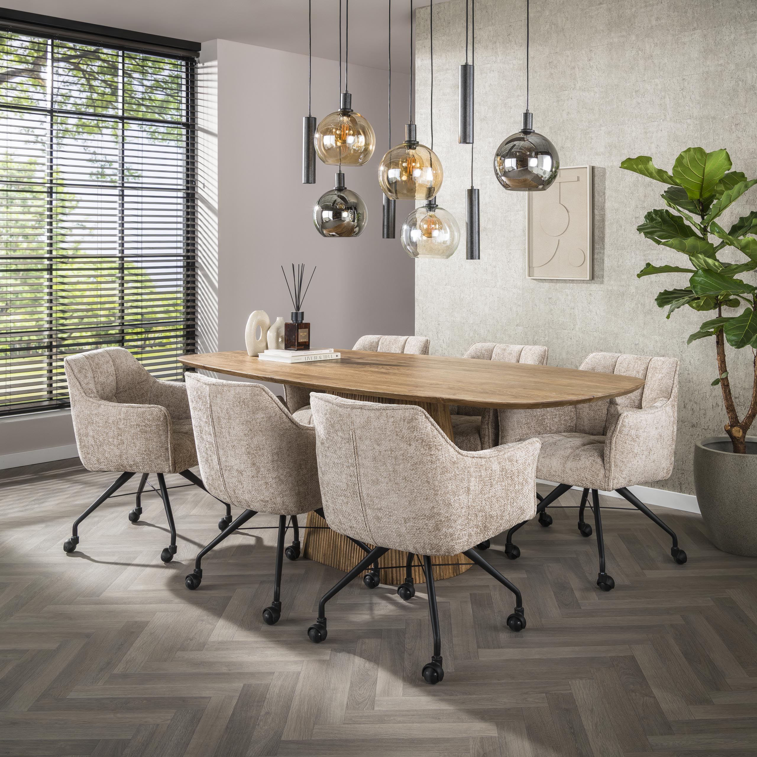 Armstoel Raster Wieltjes Hoven Zand