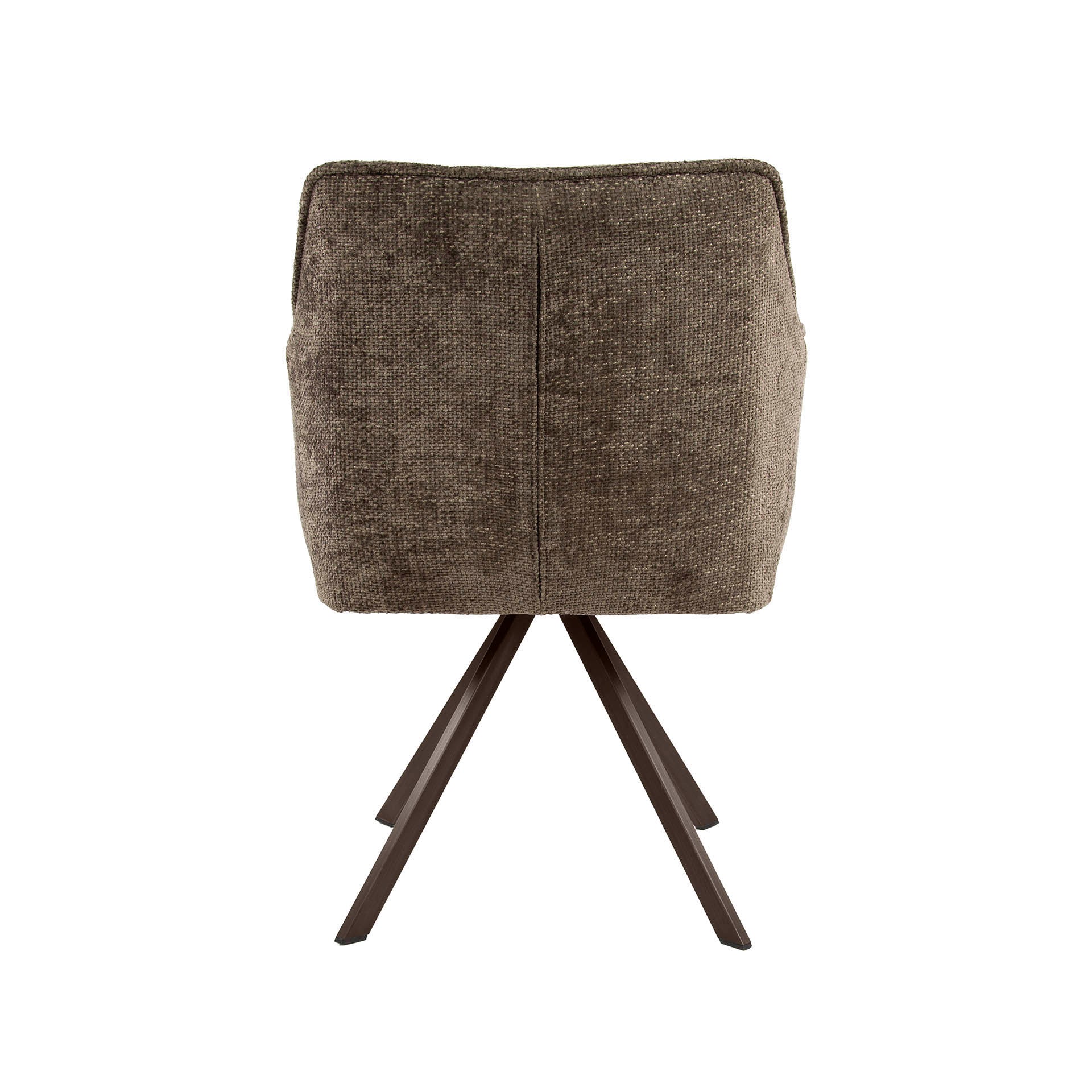 Armstoel Raster draaibaar verpakt per 2 / Hoven taupe-bruin