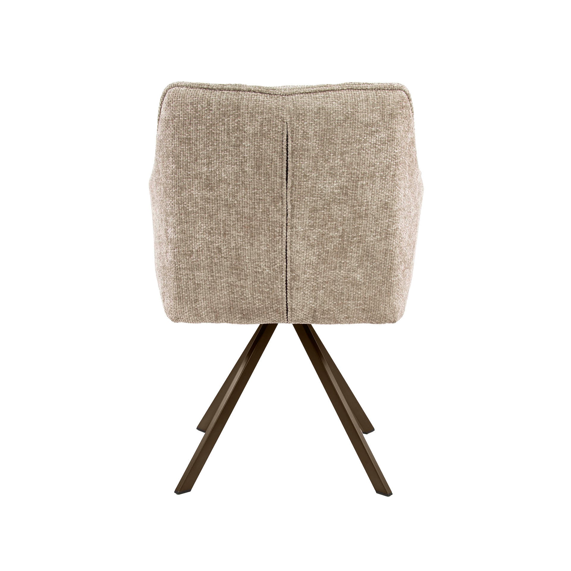 Armstoel Raster draaibaar verpakt per 2 / Hoven zand-bruin