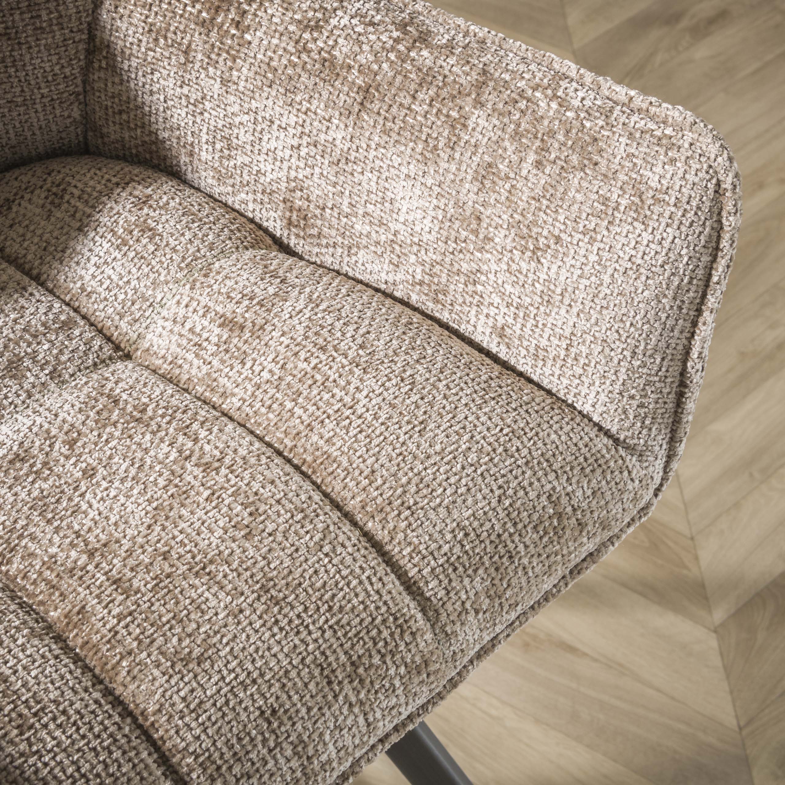 Armstoel Raster - Draaibaar - Hoven Champagne