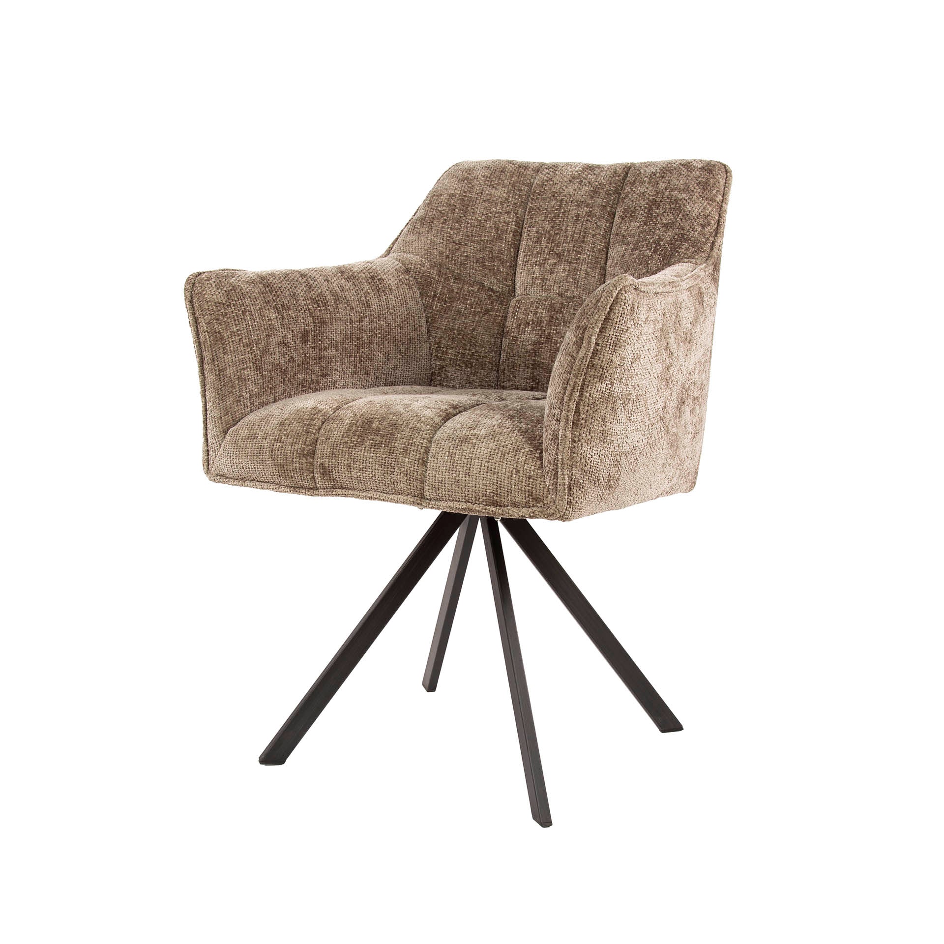 Armstoel Raster - Draaibaar - Hoven Champagne