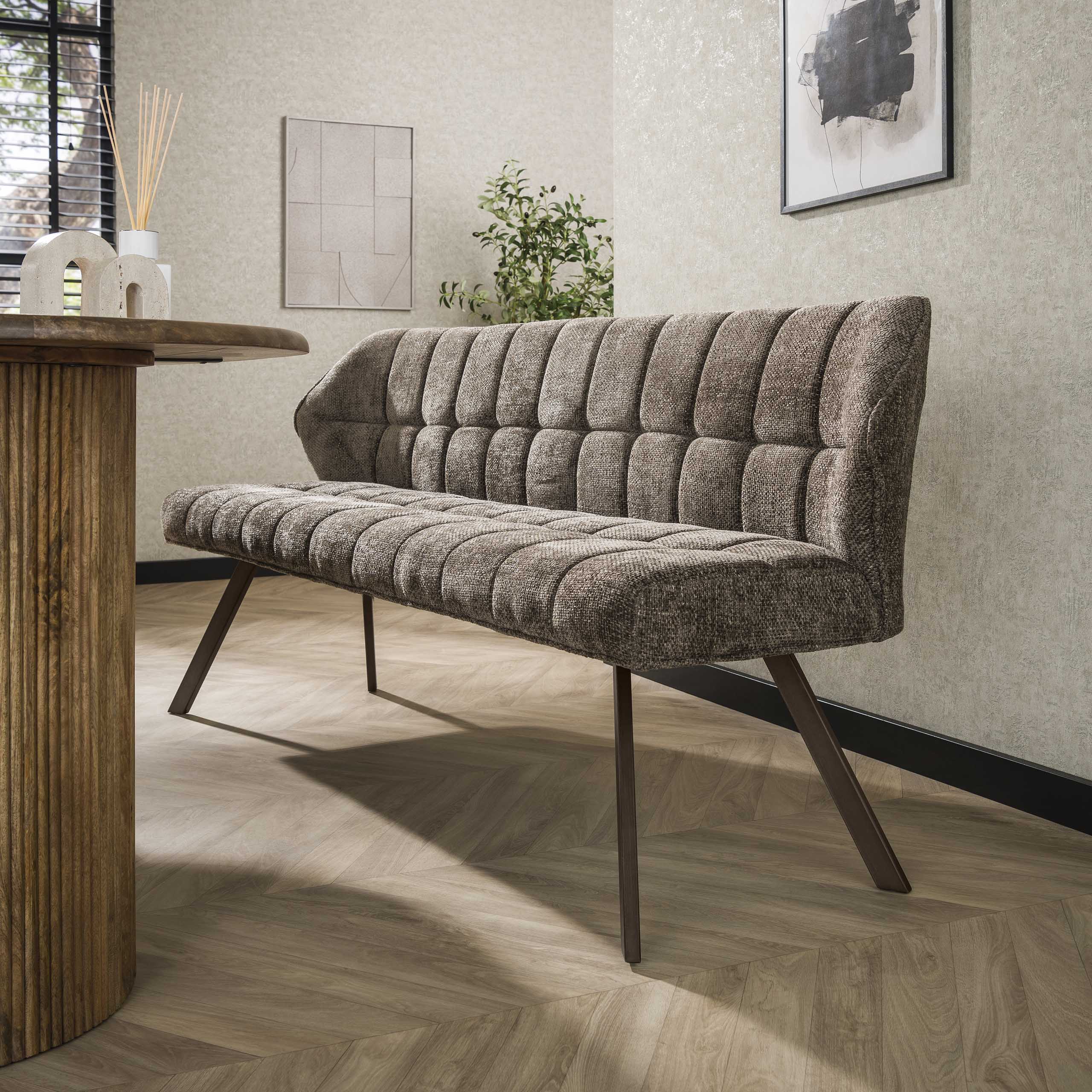 Eetkamerbank Raster / Hoven taupe-bruin