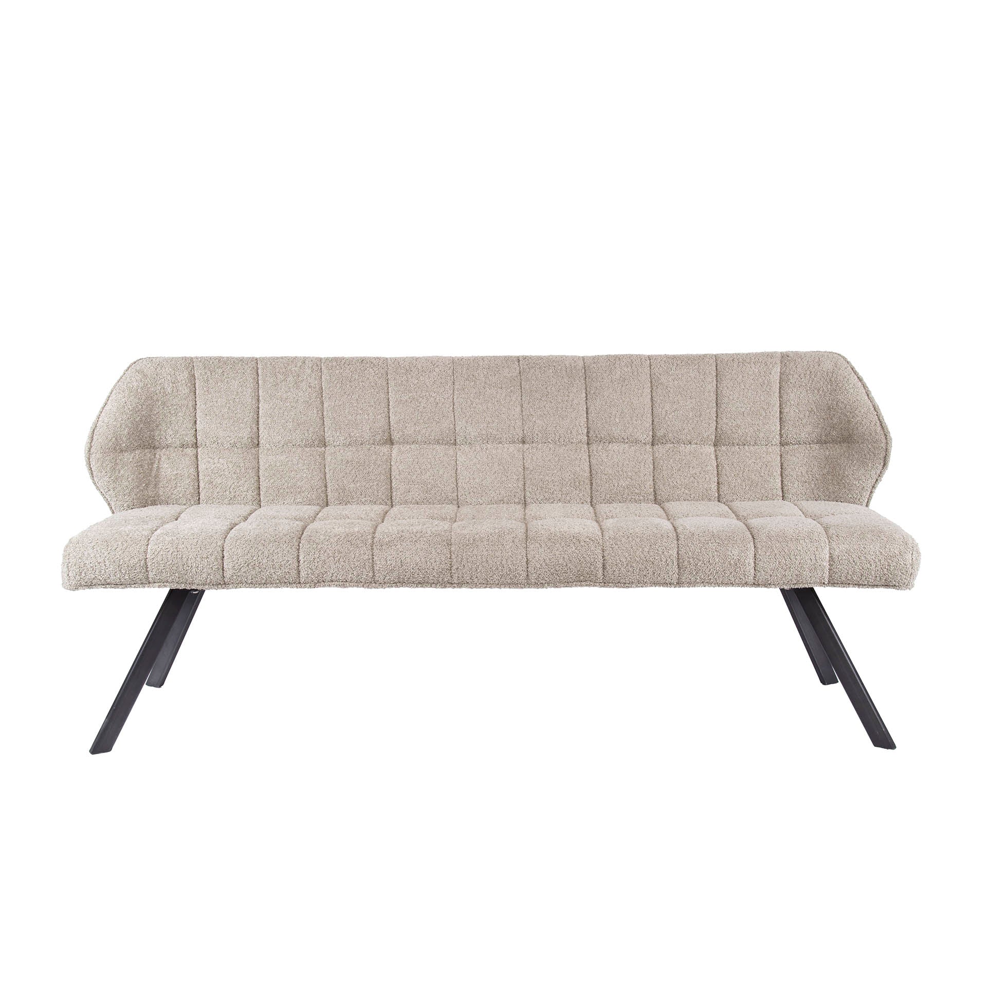 Eetkamerbank Raster Boucle Zand