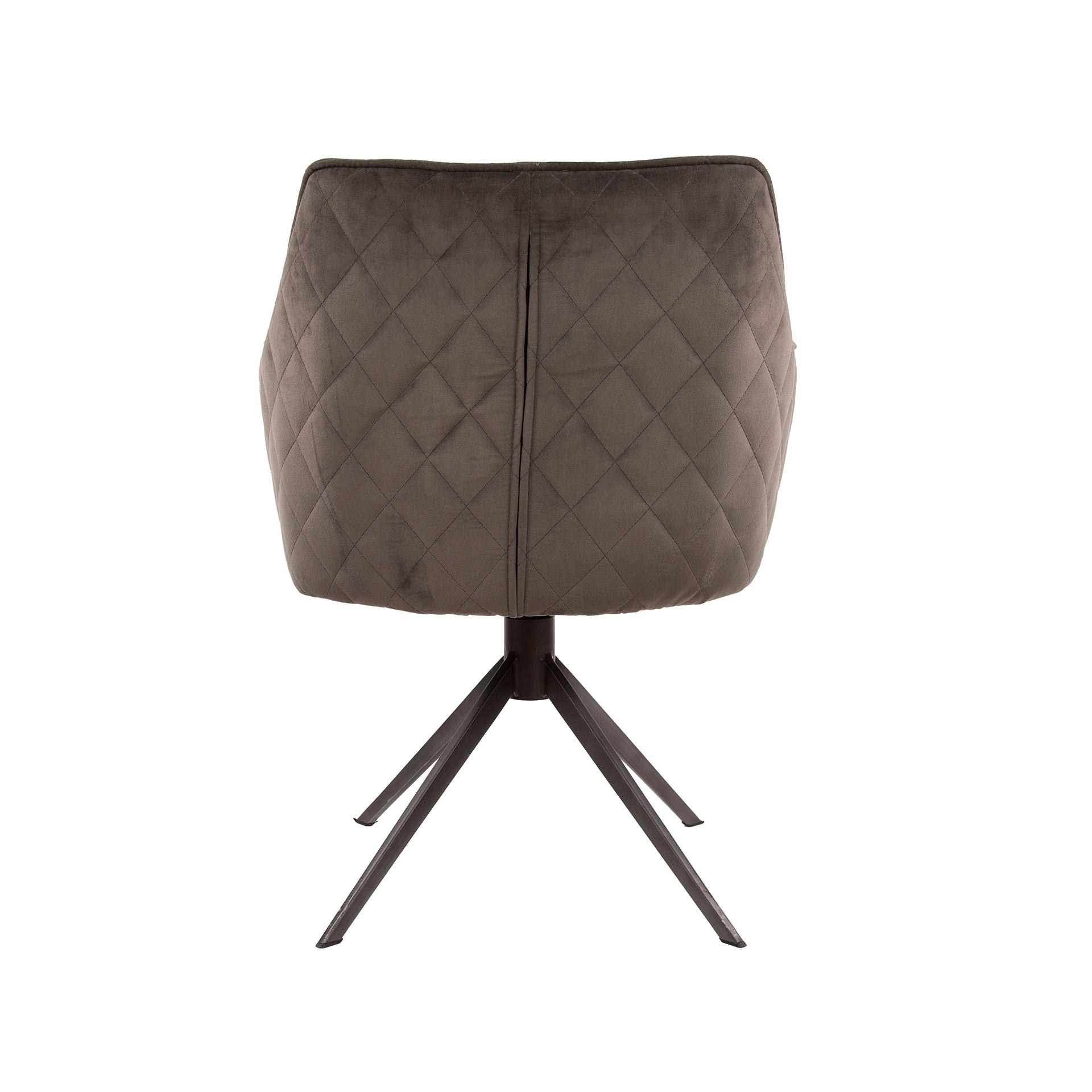 Armstoel Pull - Draaibaar - Velours Antraciet