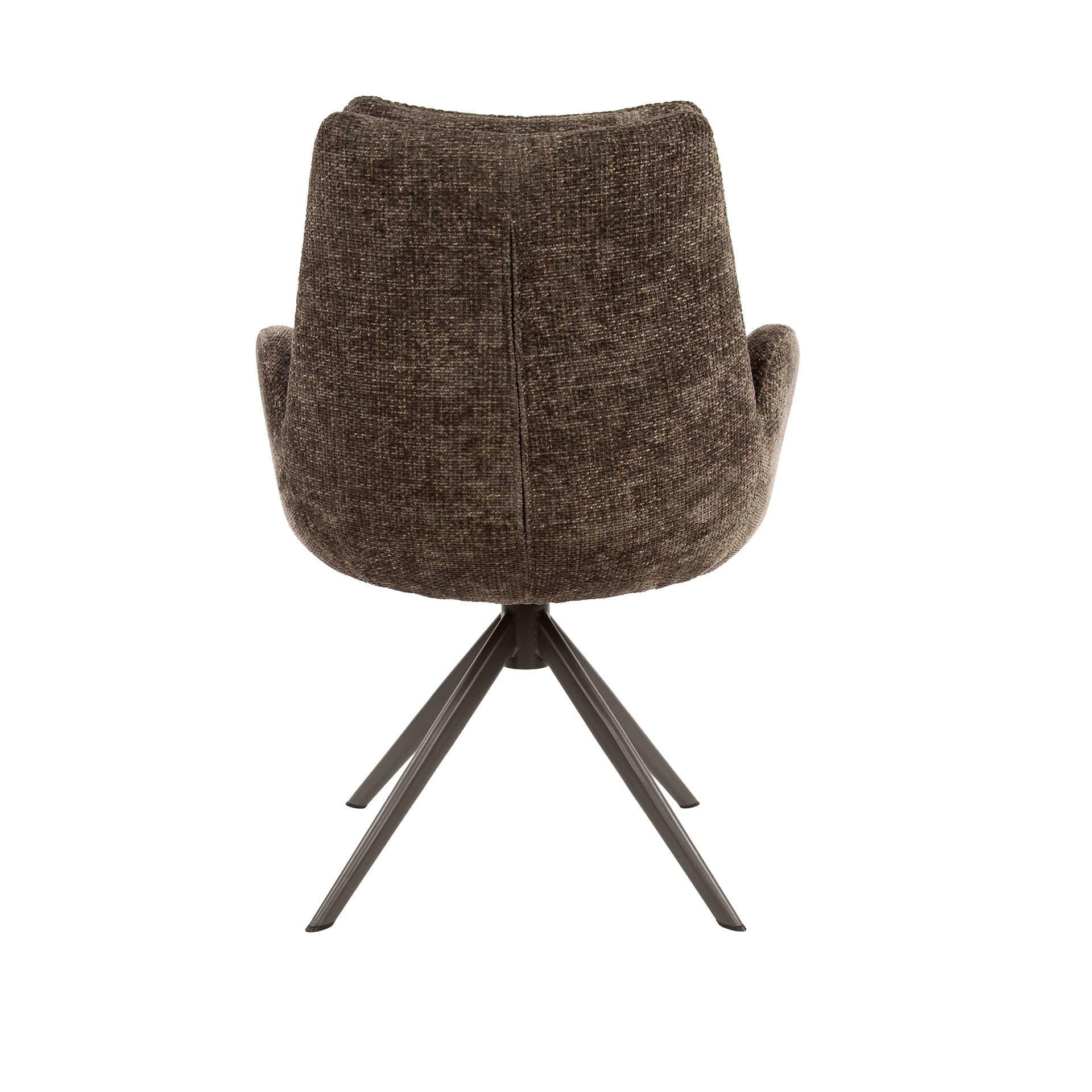 Armstoel Lounge draaibaar verpakt per 2 / Hoven taupe-bruin