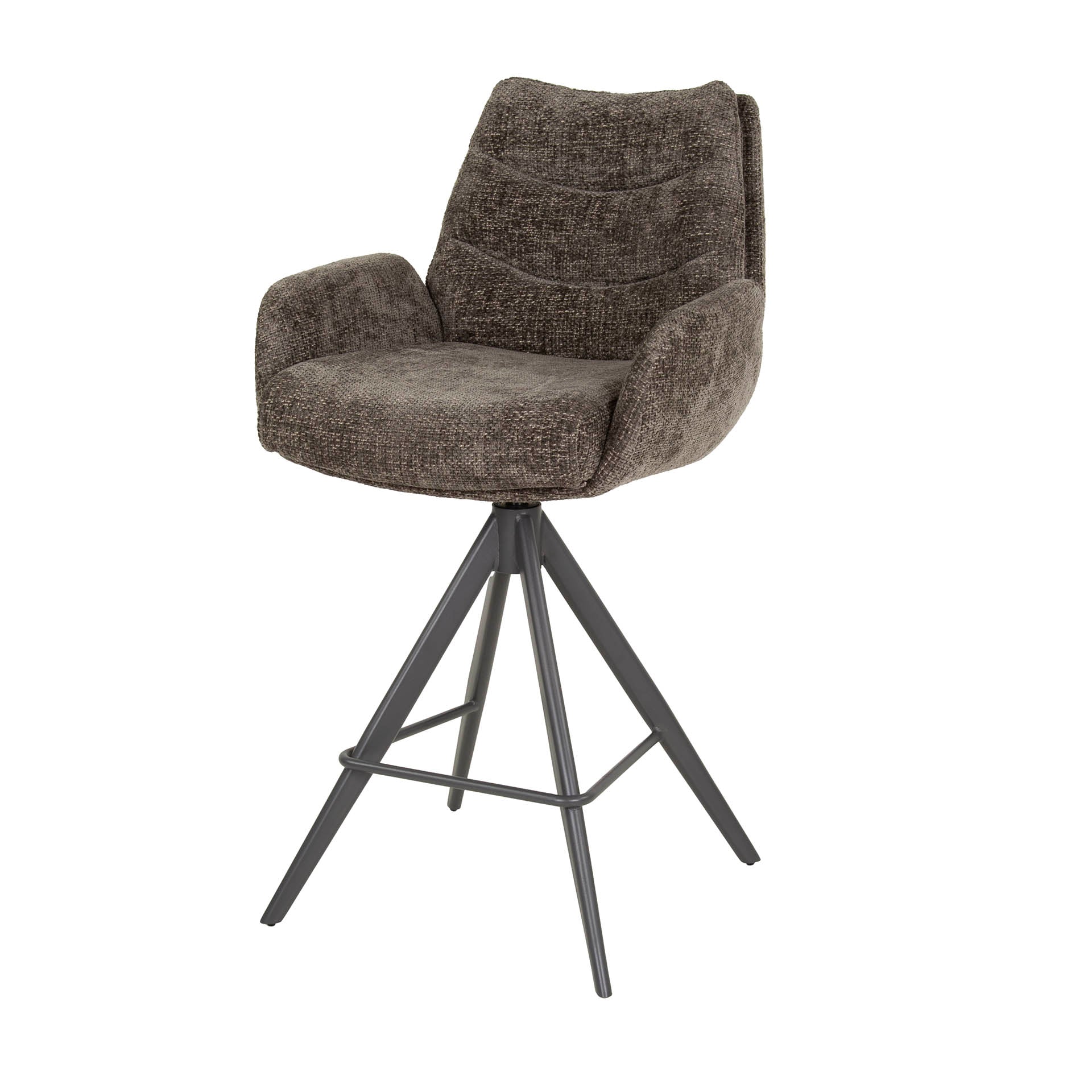 Barstoel Lounge - Draaibaar - Hoven Taupe