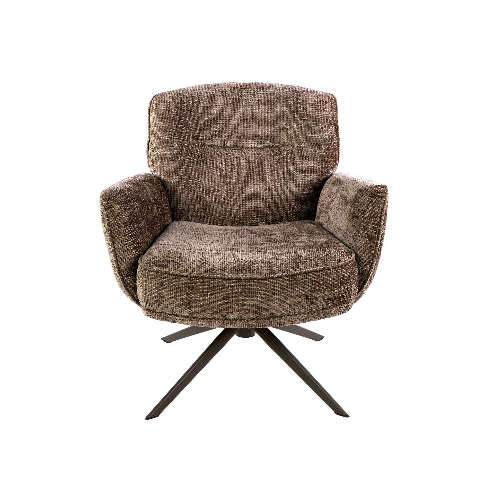 Fauteuil Forza draaibaar / Hoven champagne-bruin