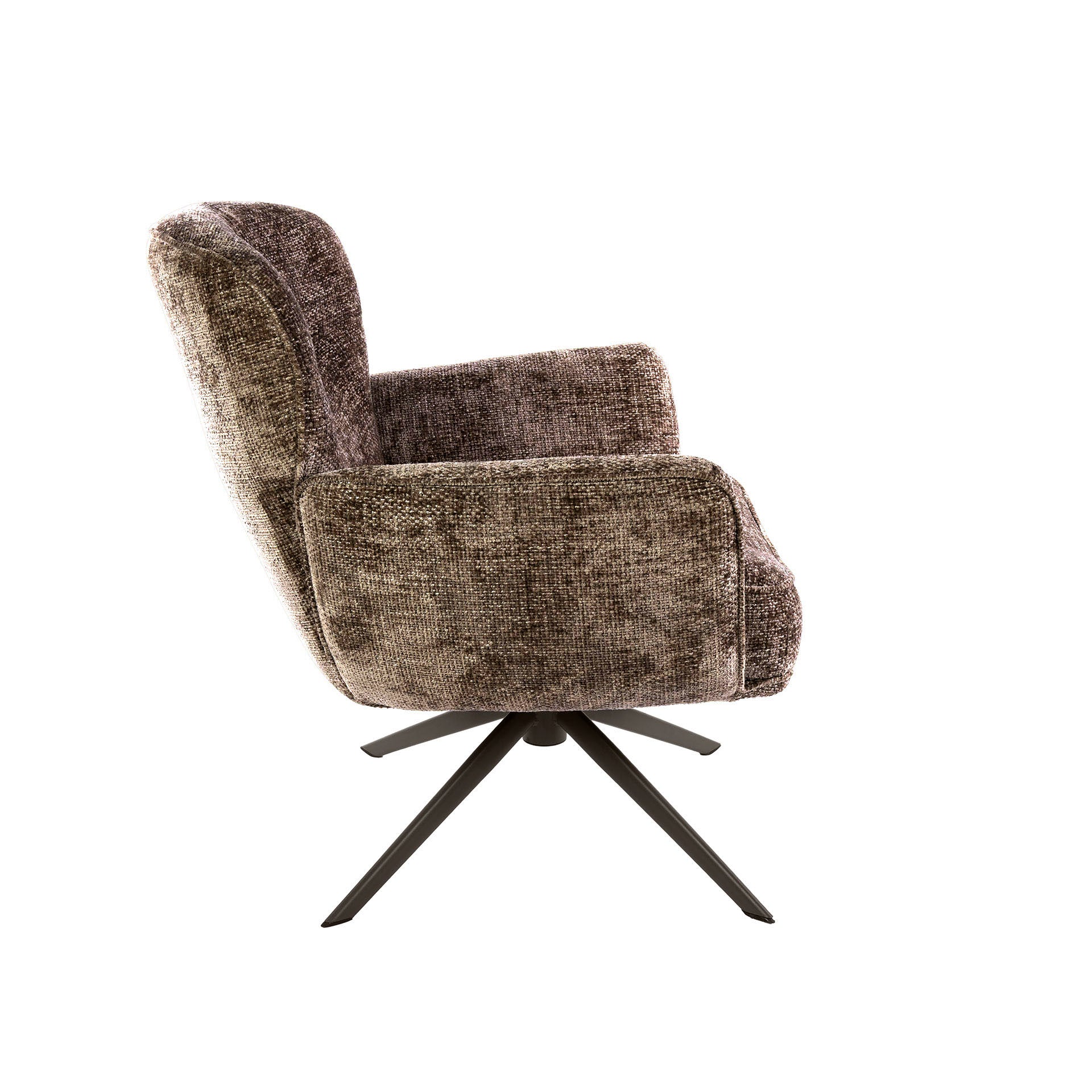 Fauteuil Forza draaibaar / Hoven champagne-bruin