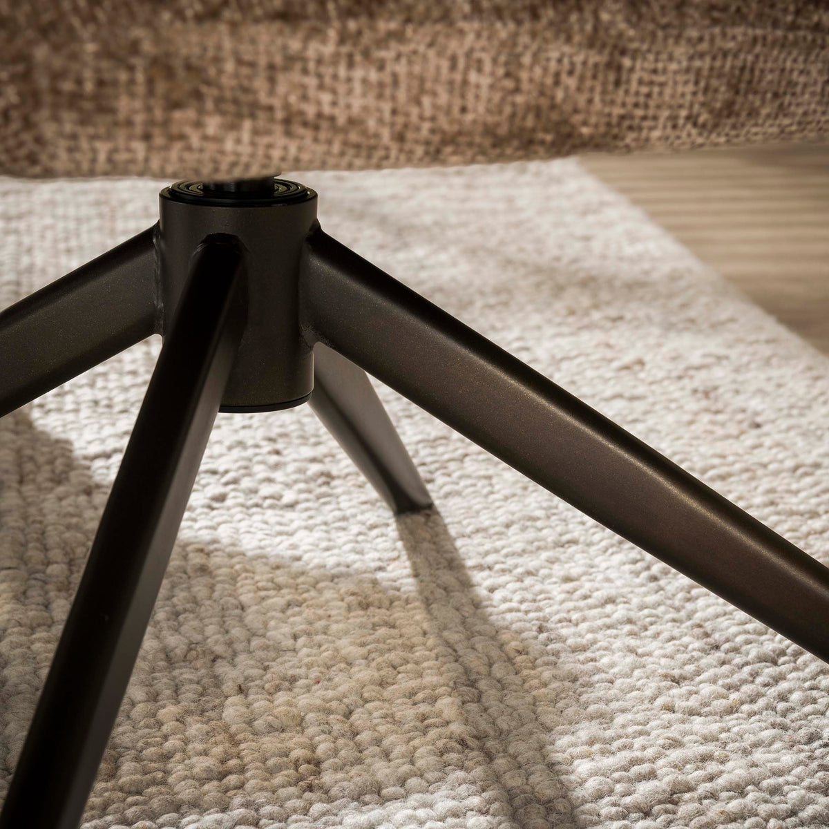Fauteuil Flex draaibaar / Hoven champagne-bruin