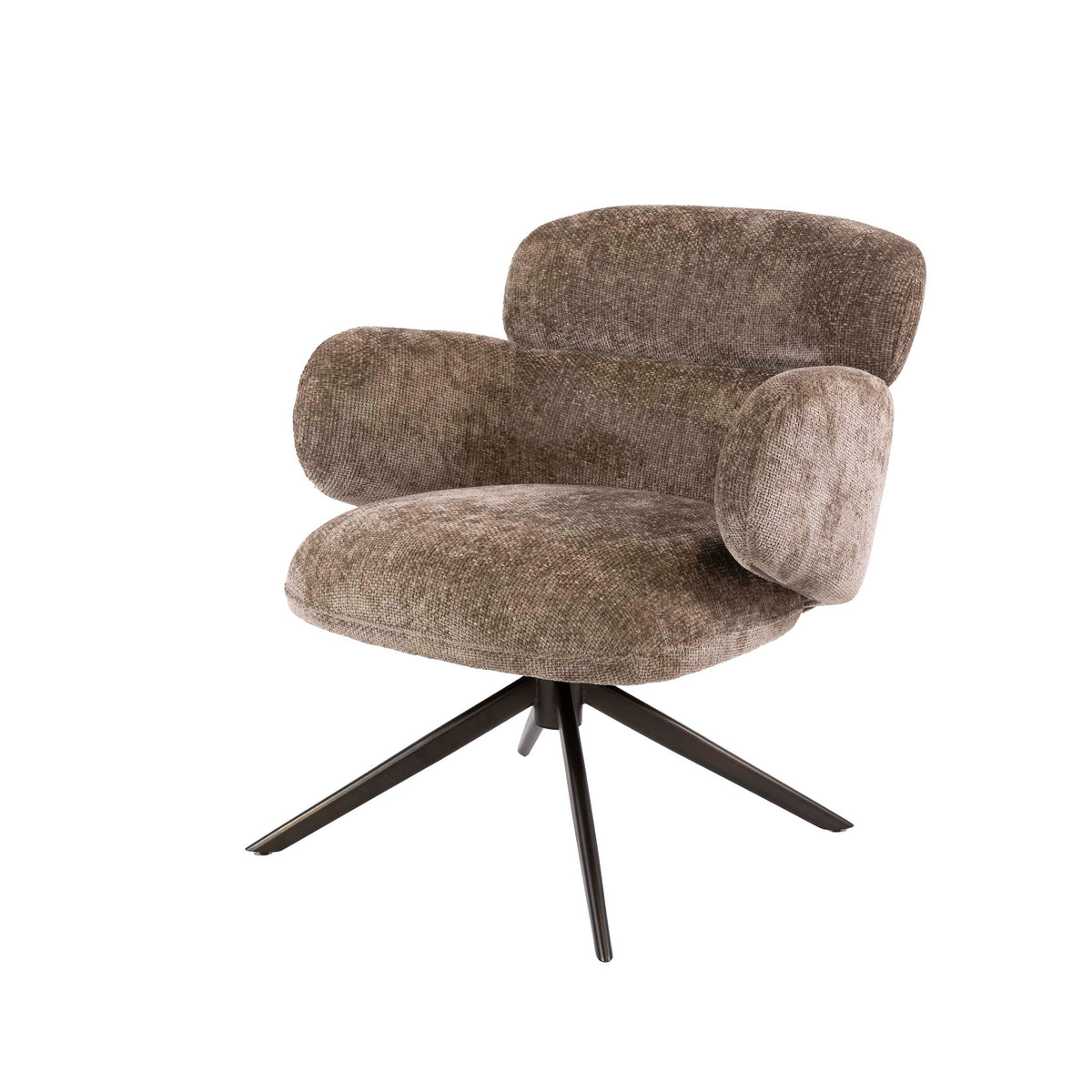 Fauteuil Flex draaibaar / Hoven champagne-bruin