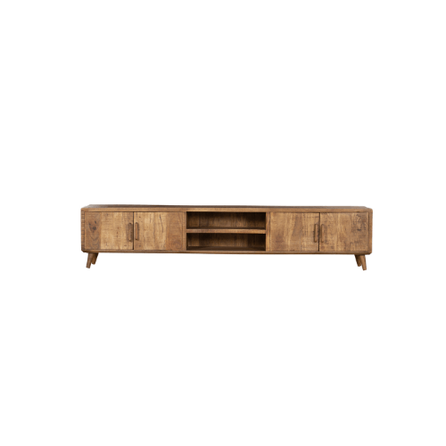 Tv meubel Omaha Naturel Mangohout 240 cm