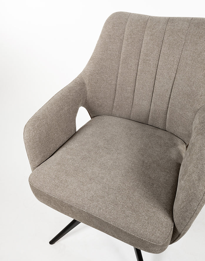 Marley eetkamerstoel - 360ARS - Storm - Liver 09