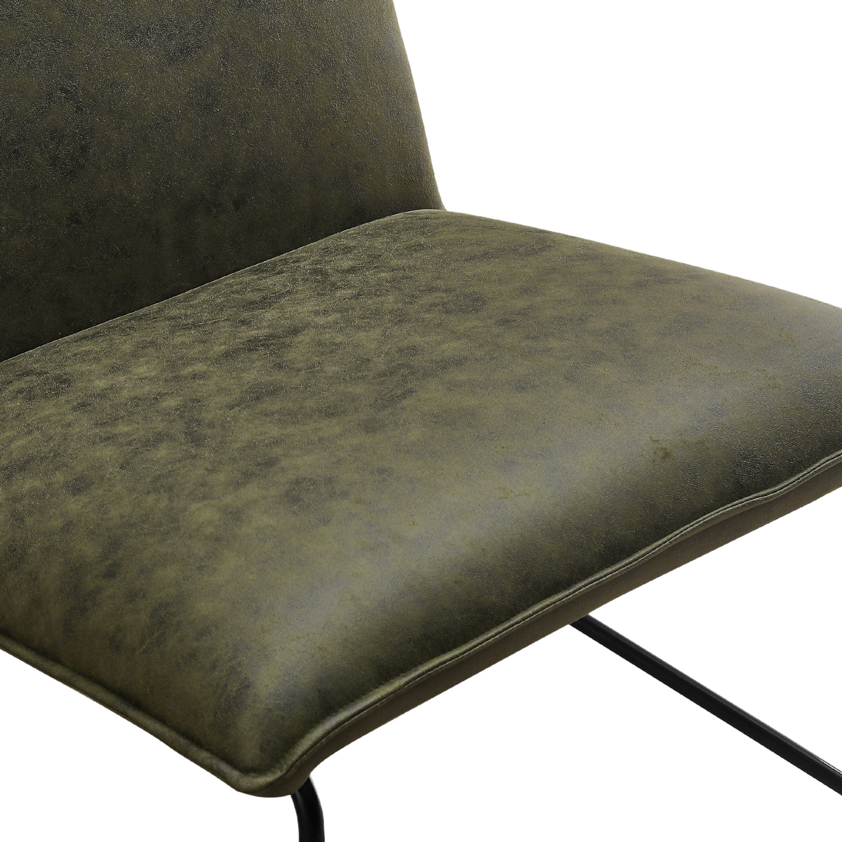 Fauteuil James - Microleder Groen – foto 6