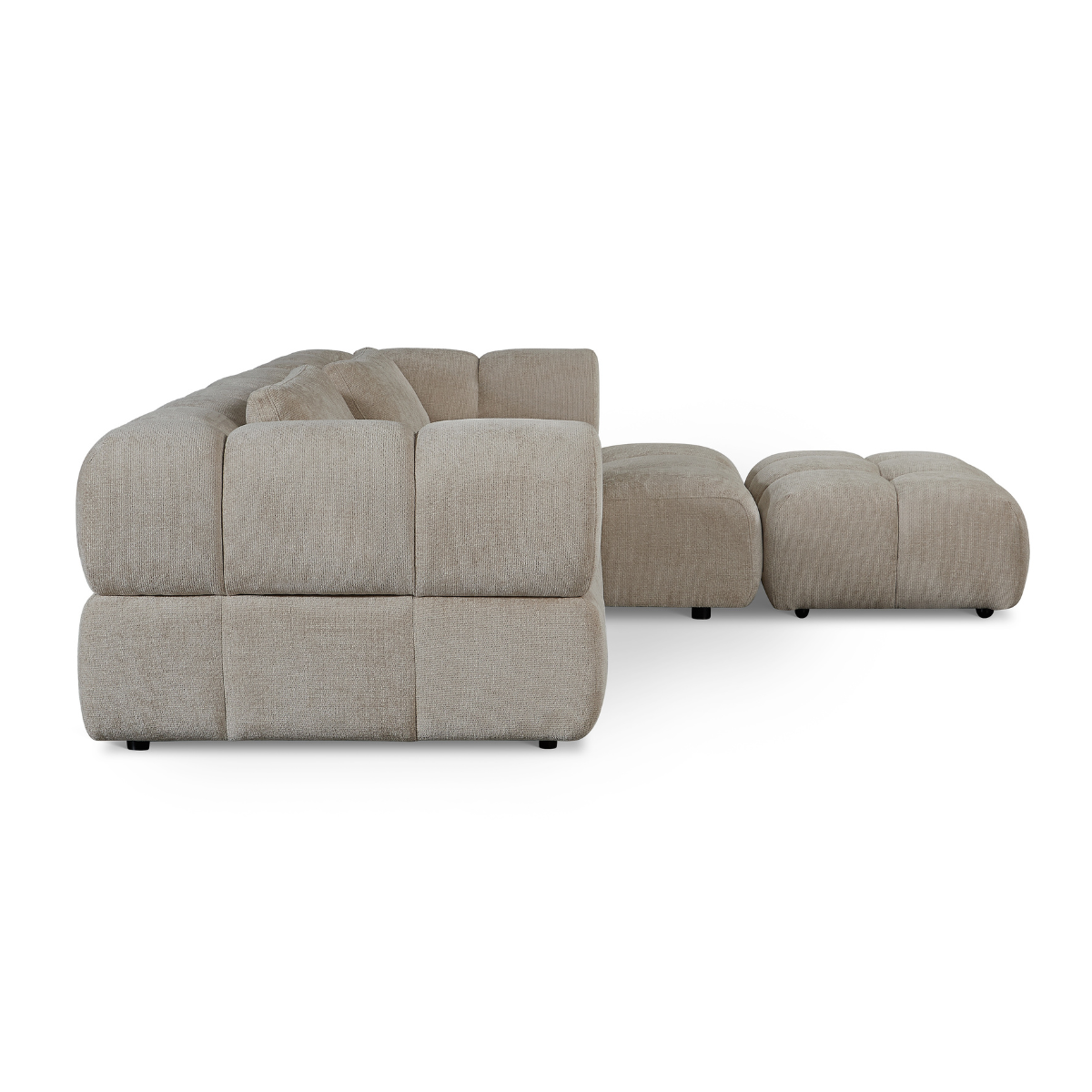 Hoekbank Sofia - Beige rechts