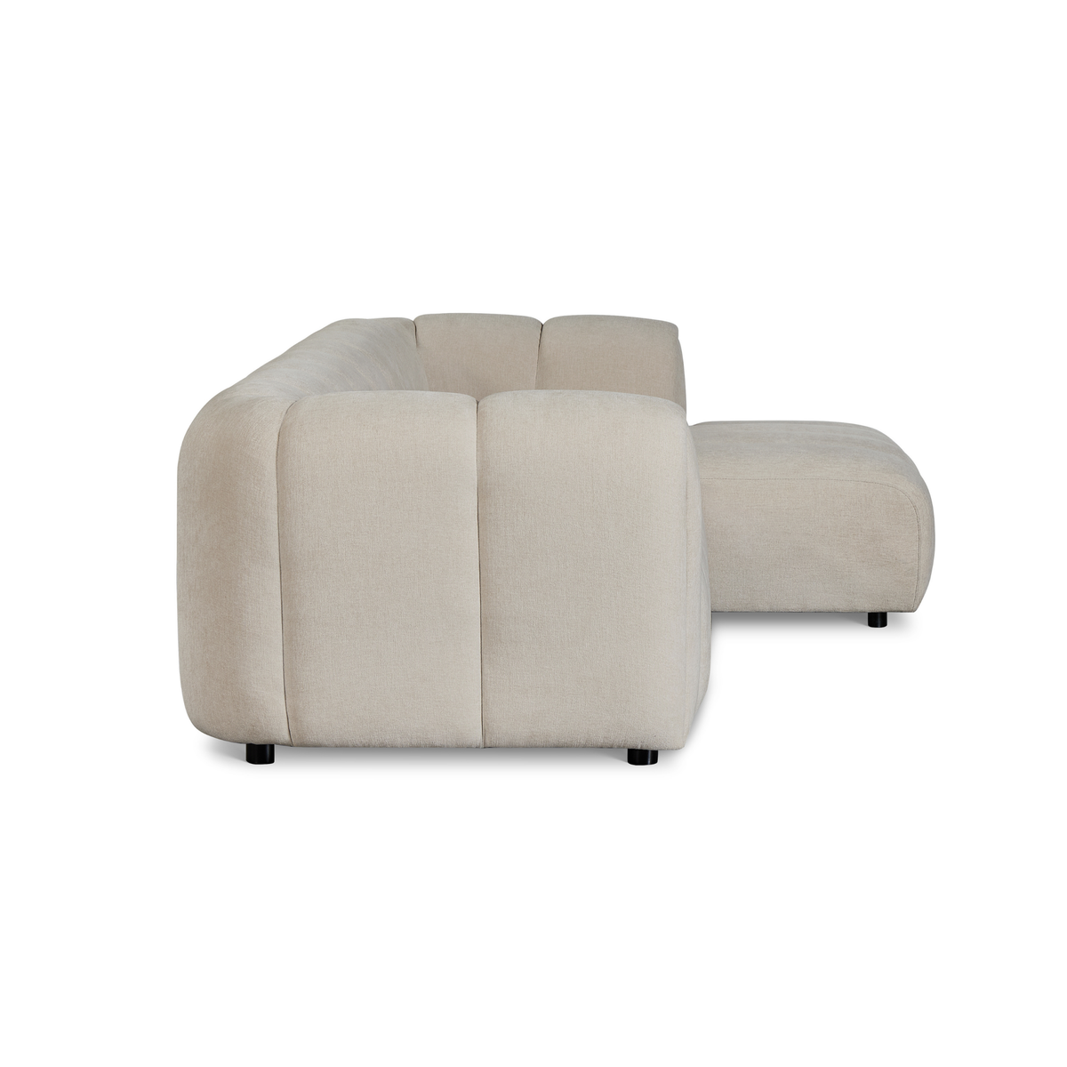 Hoekbank Fay - Beige rechts