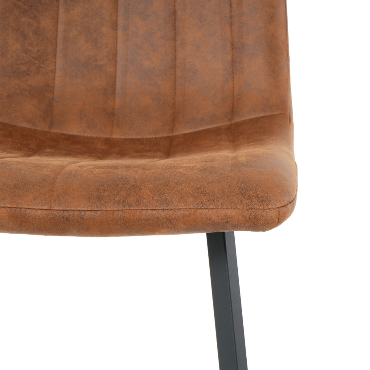 Eetkamerstoel Minsk - Microleder Cognac – foto 8