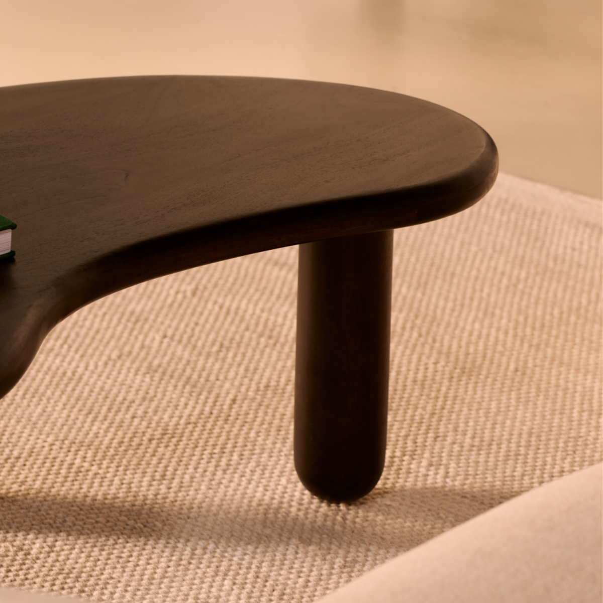 Salontafel Rondo - 110 cm Donkerbruin