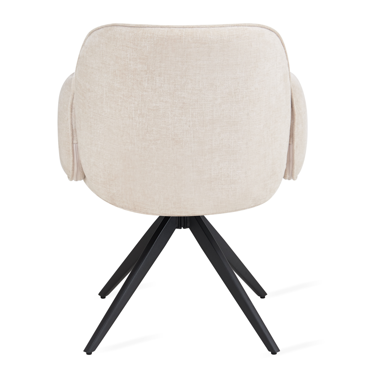 Eetkamerstoel Oslo - Beige met armleuning
