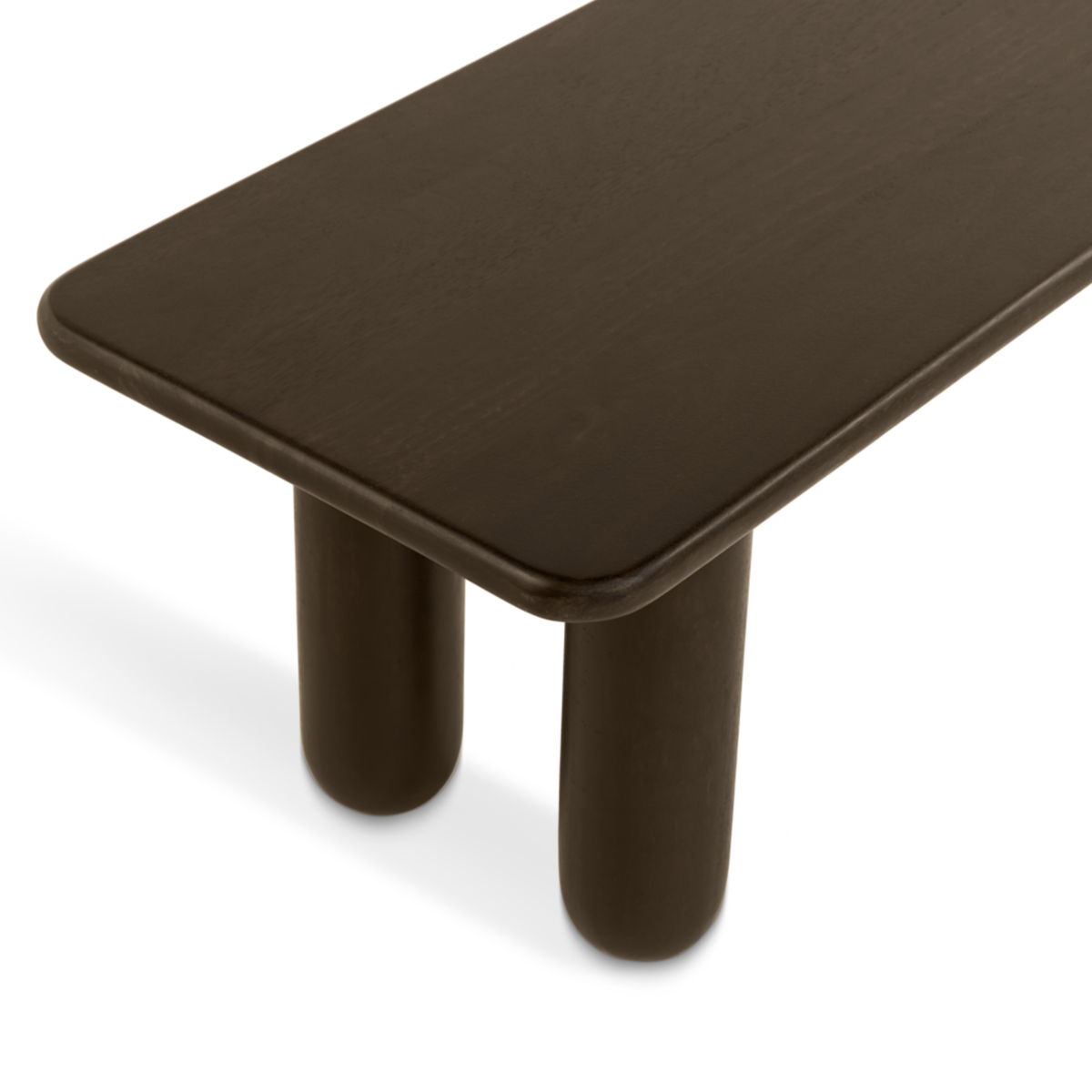 Eetbank Rondo - 200 cm Donkerbruin