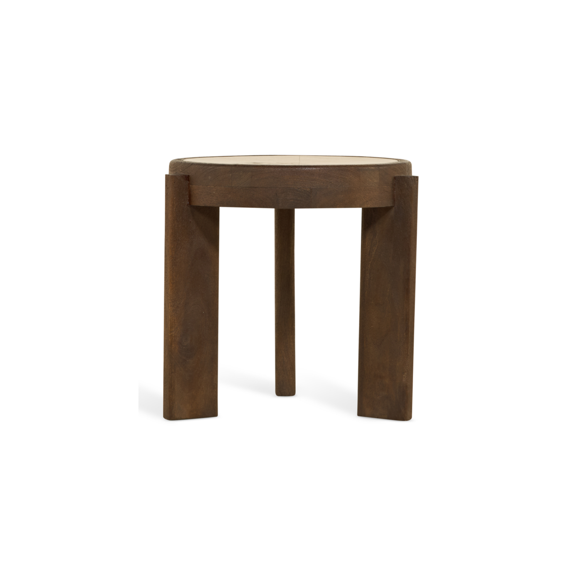 Bijzettafel Bora - Ø 50 cm Bruin