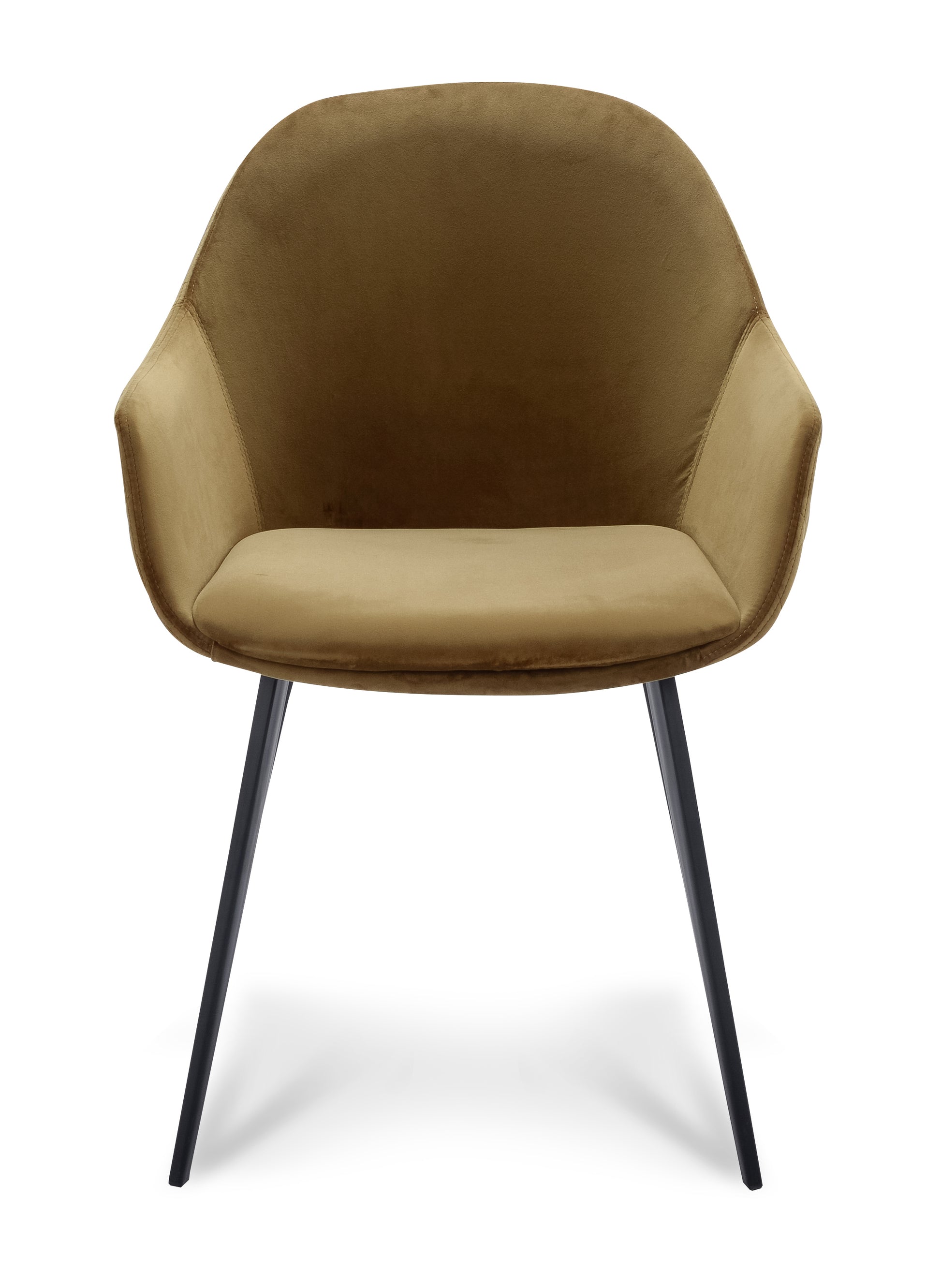 Armstoel Calvin Stof Velvet 33 Gold Leg Black