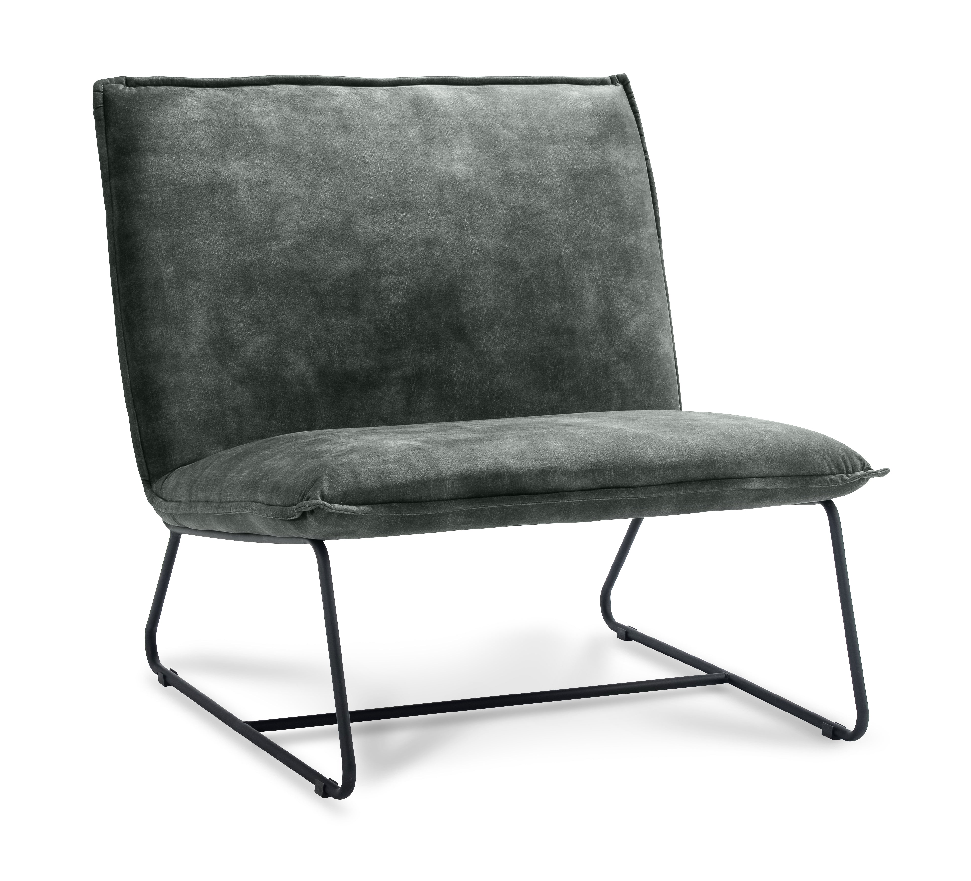 Fauteuil Chapman 1.5 seater Stof Adore Hunter Gun color frame