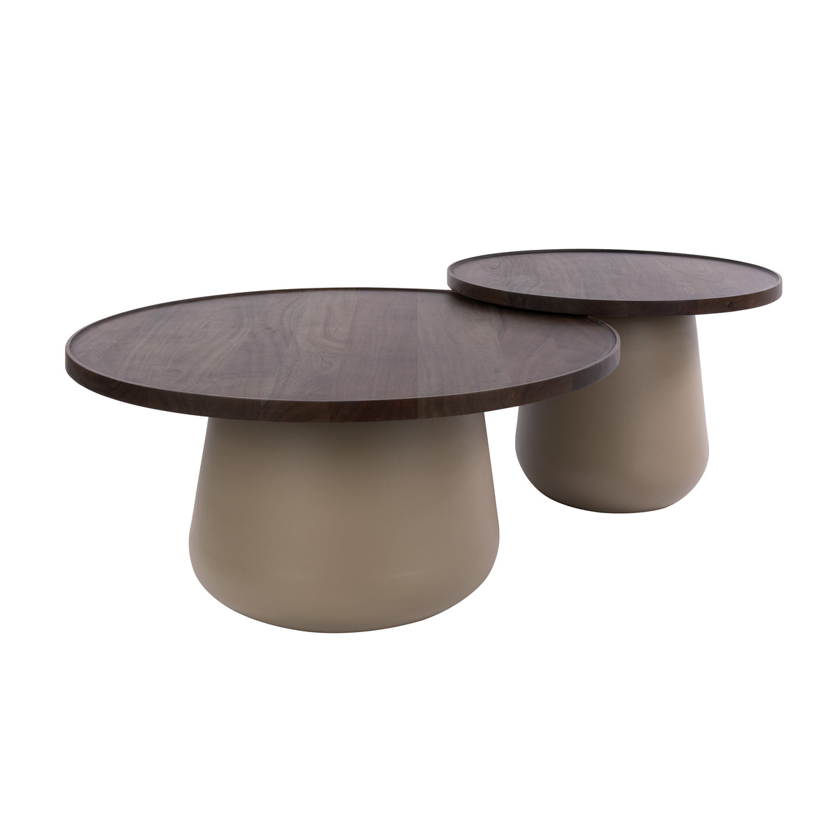 Salontafel Dune rond set van 2 / Beige