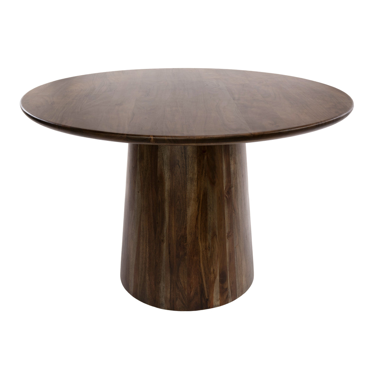 Eettafel Central rond Ø130cm / Massief acacia bruin