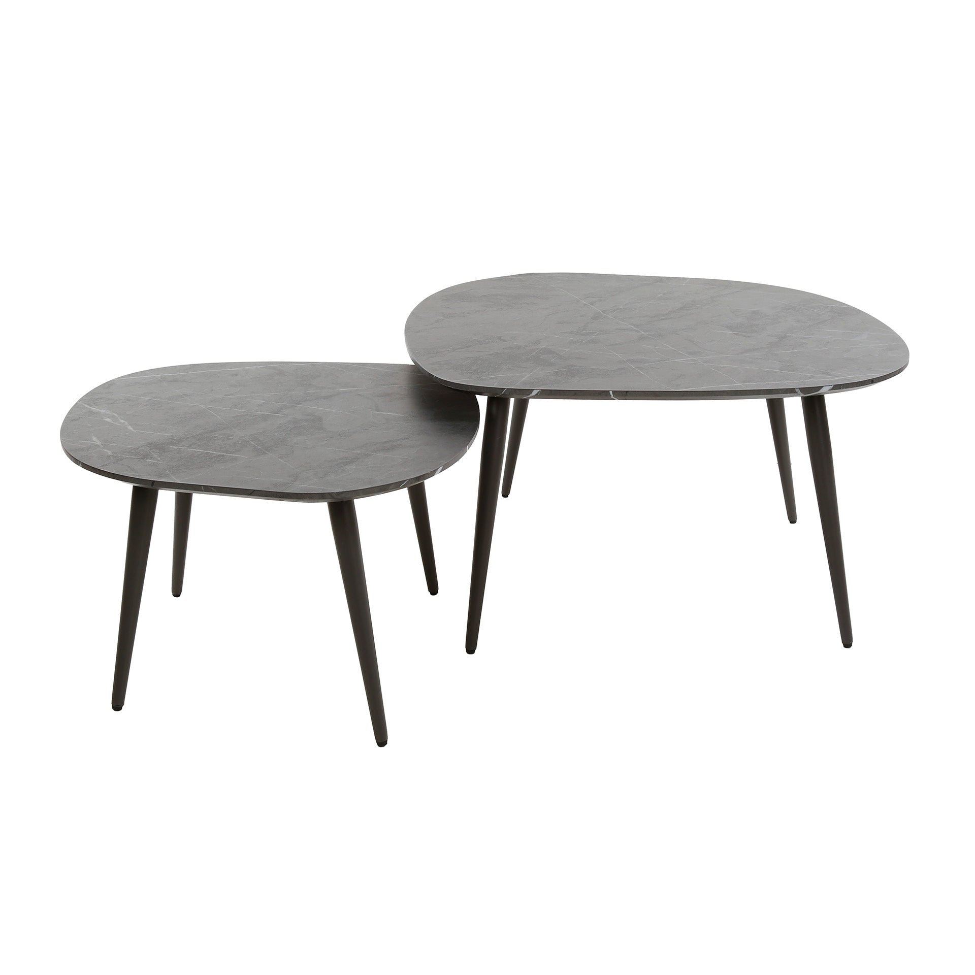 Salontafel Onyx Rock Set Van 2 3D Melamine Graphite