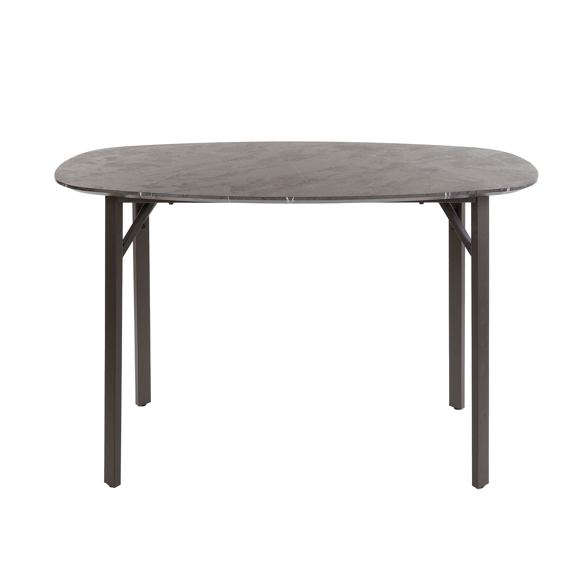 Bartafel Onyx Deens Ovaal 140Cm 3D Melamine Graphite