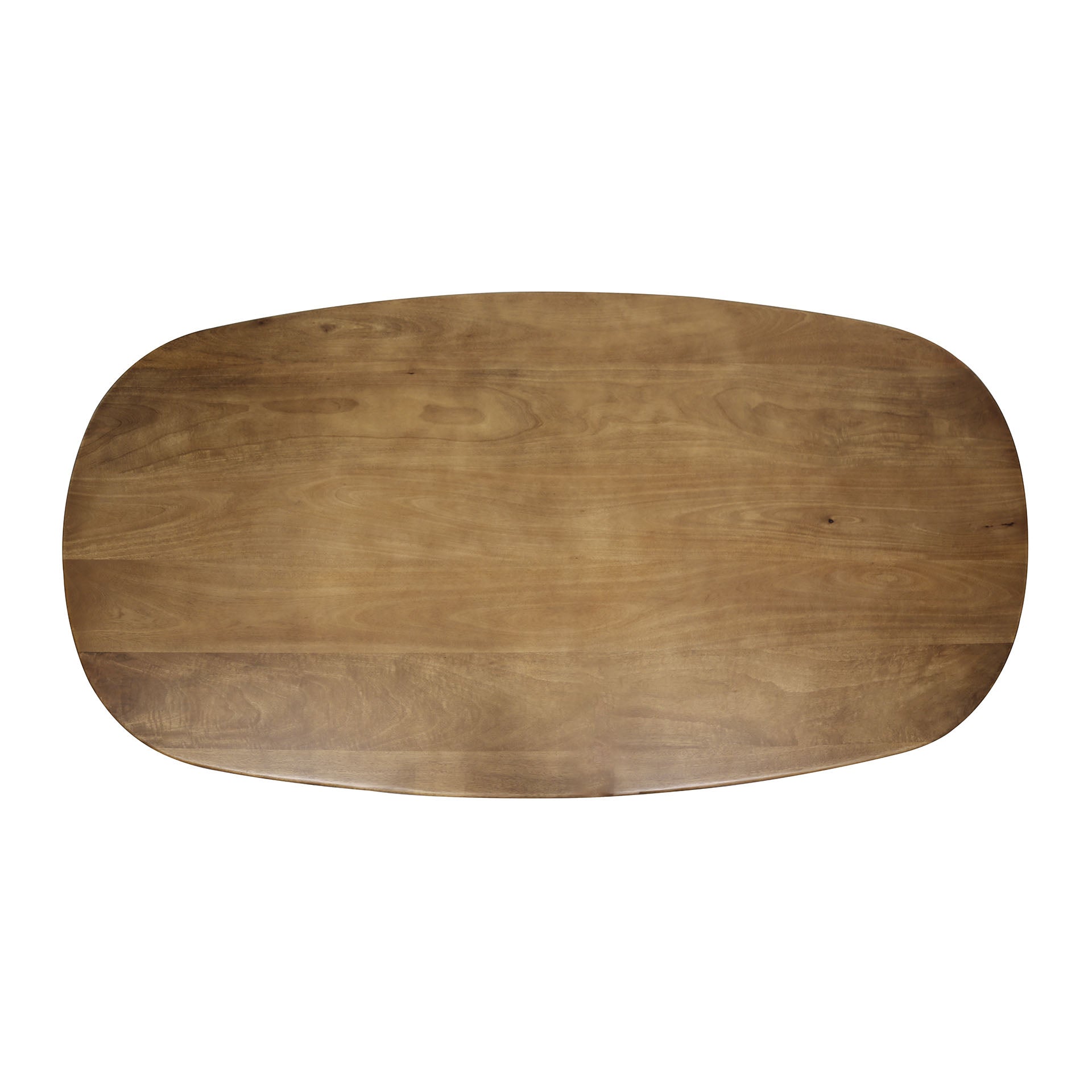 Eettafel Cliff Ovale Buis 215Cm Massief Mango Zand