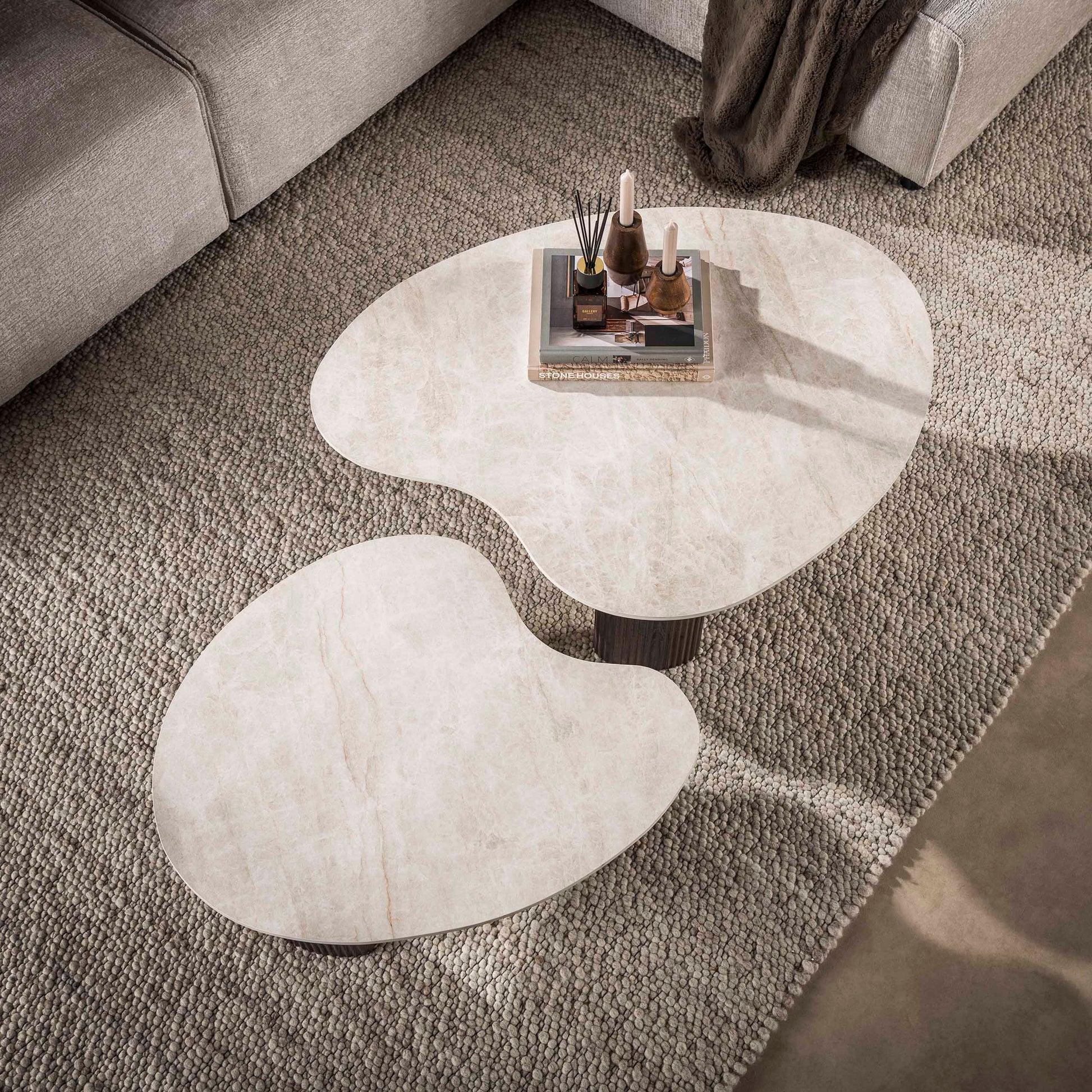 Salontafel Ceramo aperto set van 2 / 3D keramiek Taj Mahal