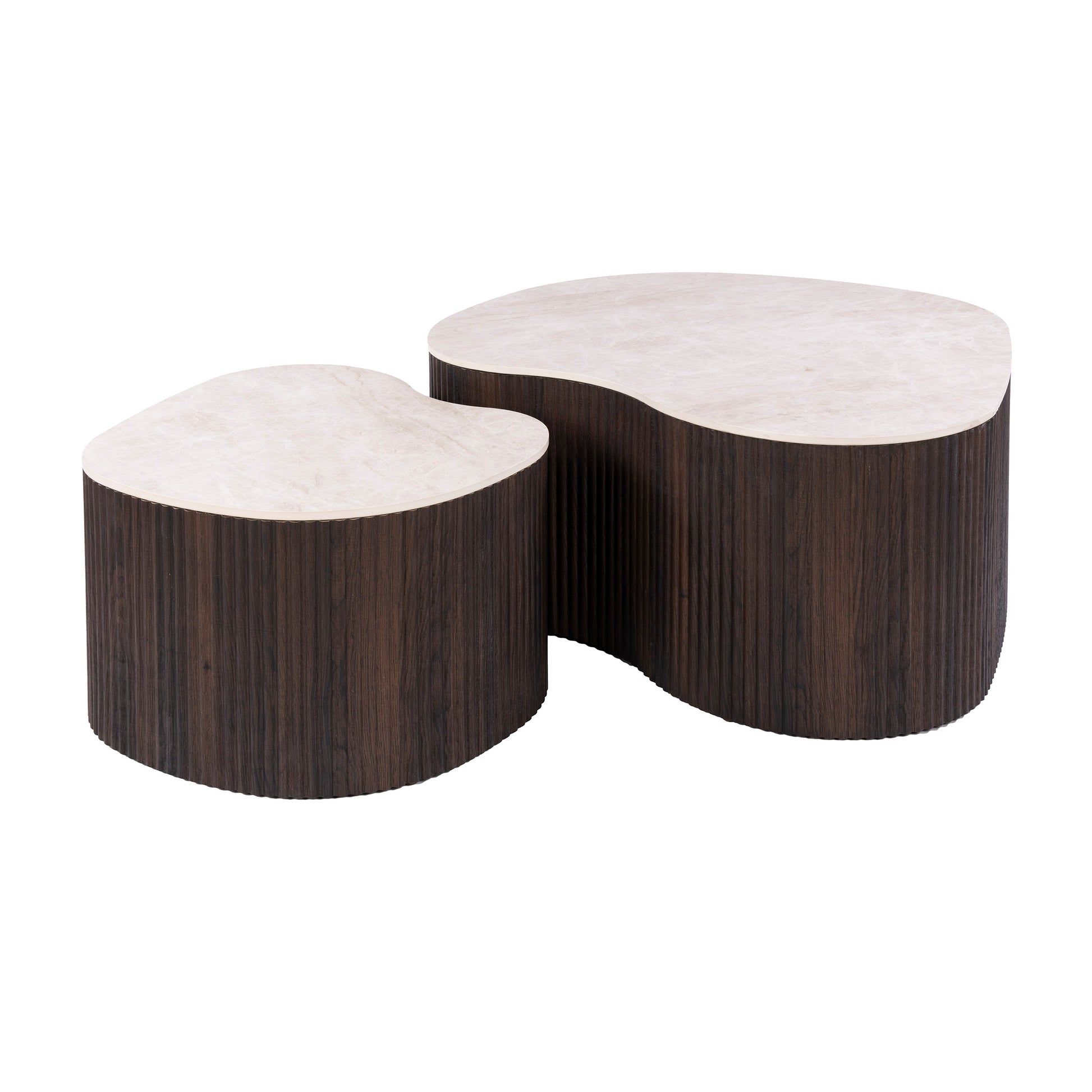 Salontafel Ceramo medio set van 2 / 3D keramiek Taj Mahal