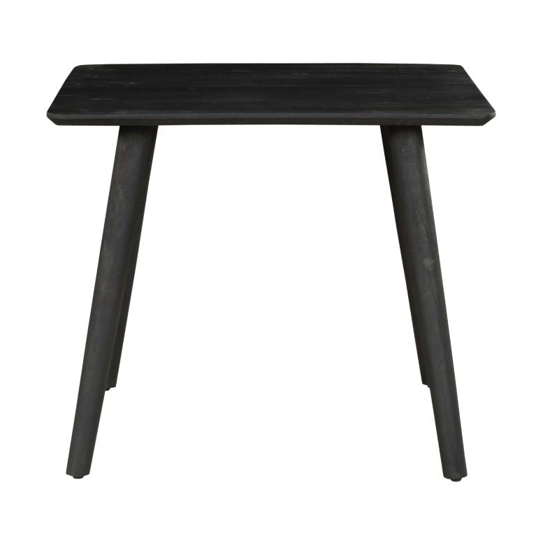 Vierkante eettafel Omaha Zwart Mangohout 90 cm