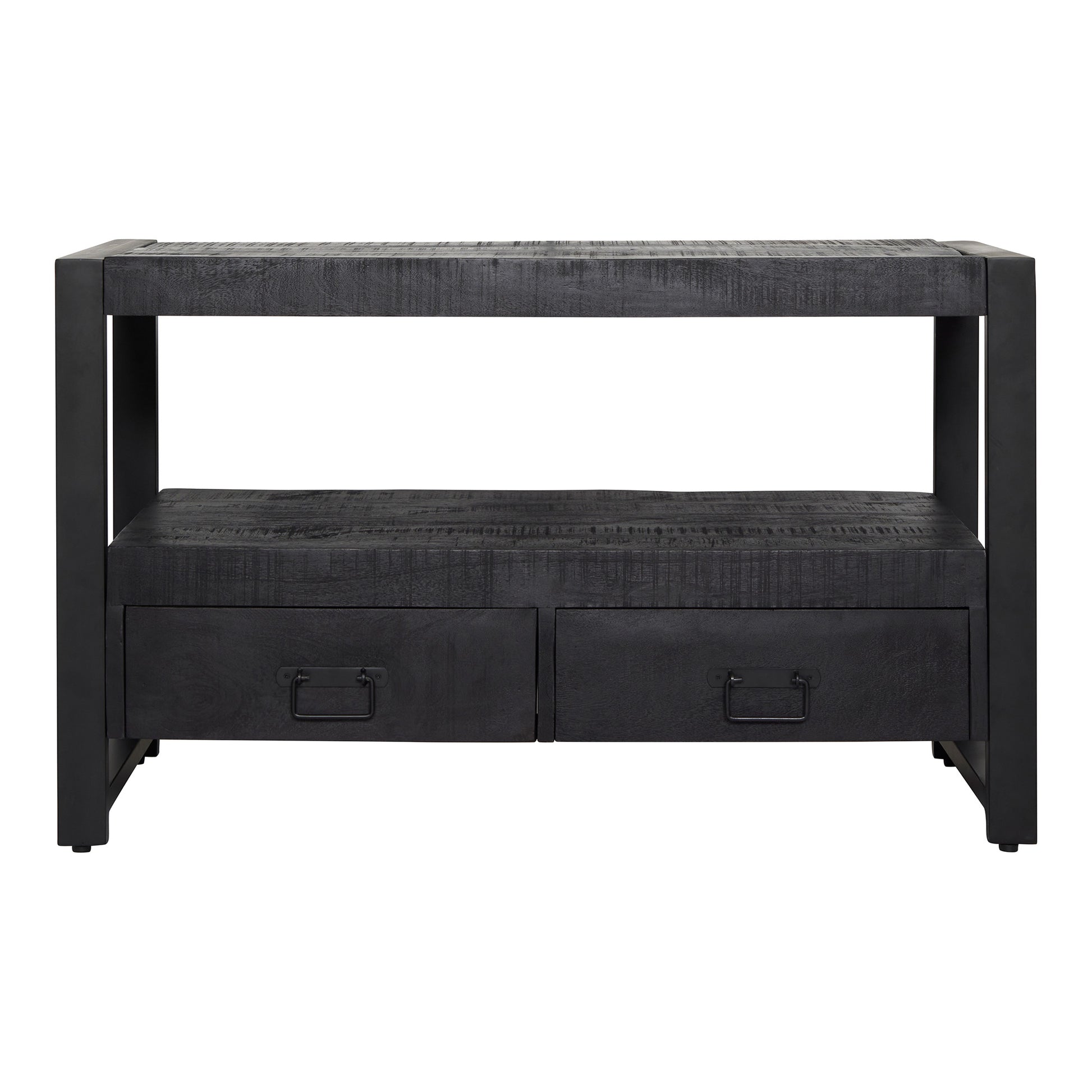 Tv meubel Boaz Zwart Mangohout 100 cm