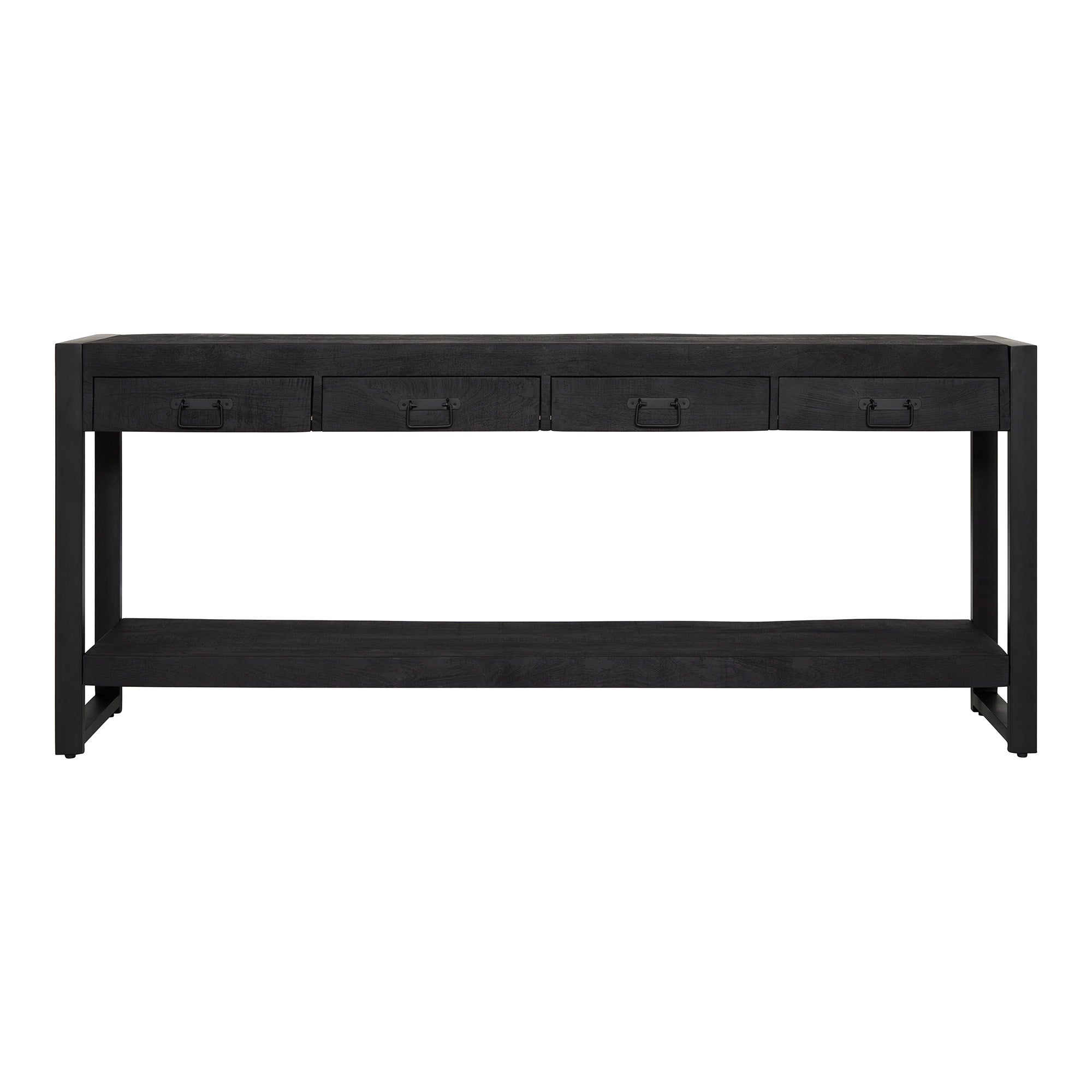 Sidetable Boaz Zwart  Mangohout 180 cm