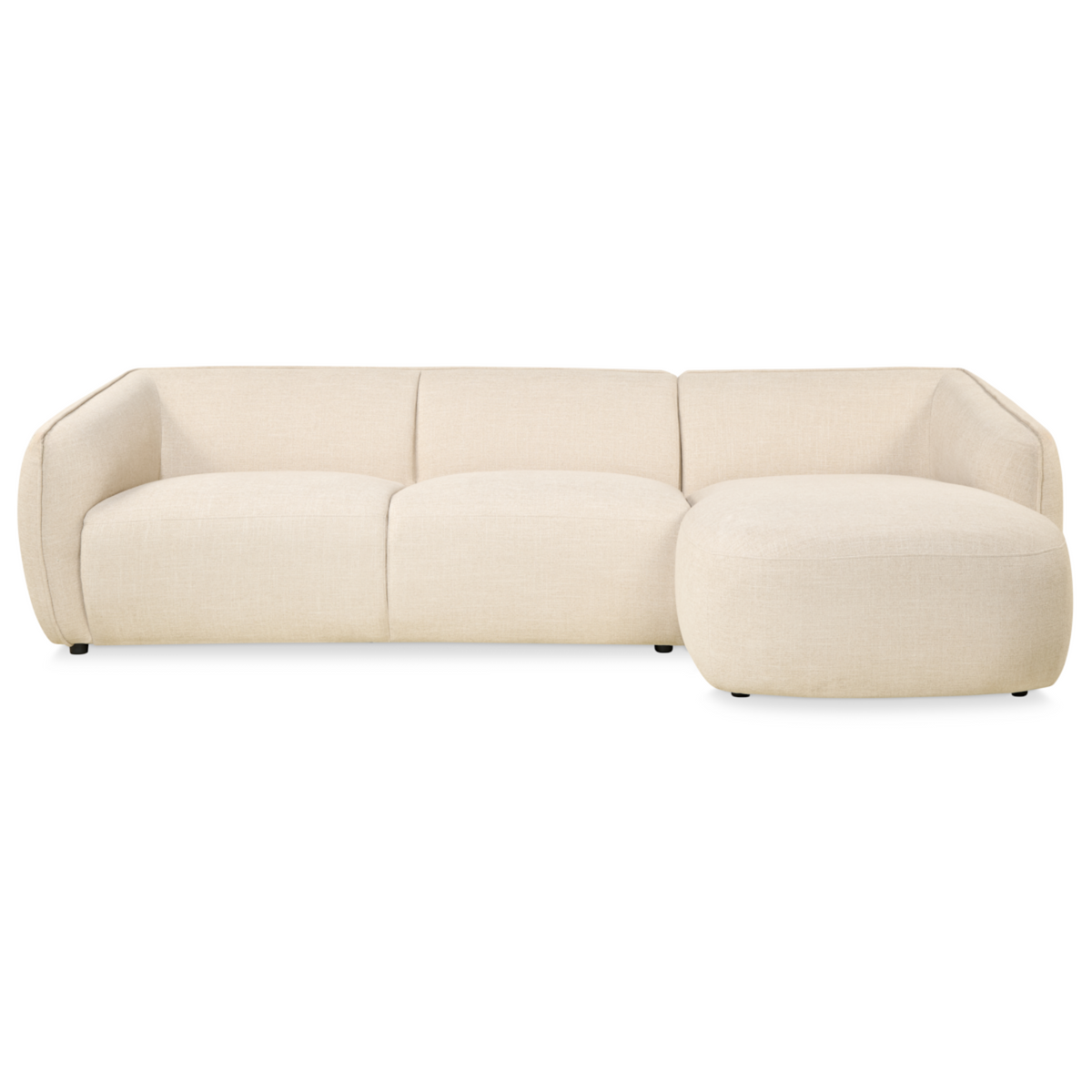 Hoekbank Laila - Stof Beige links