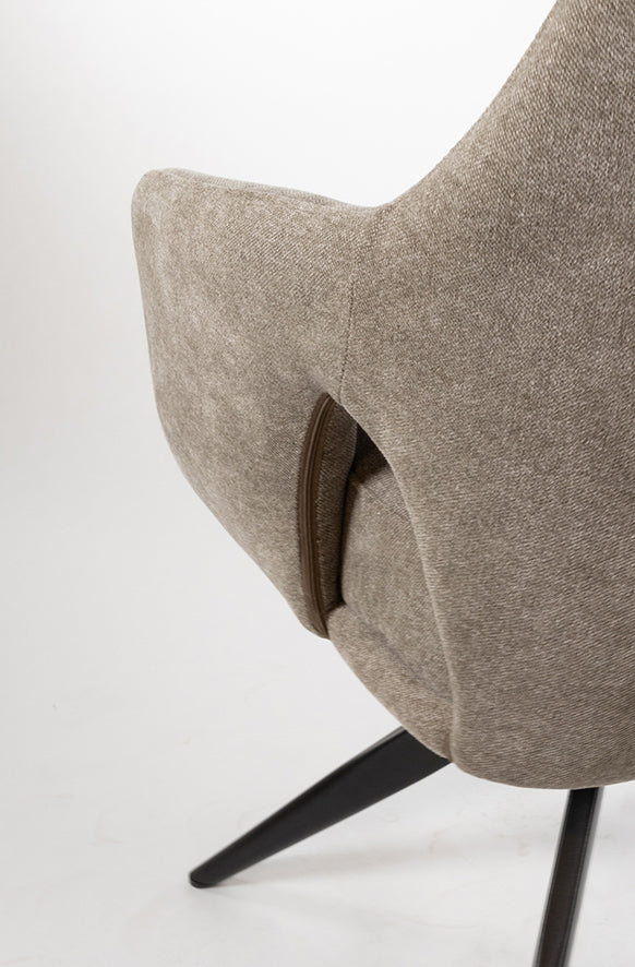 Marley eetkamerstoel - 360ARS - Storm - Liver 09