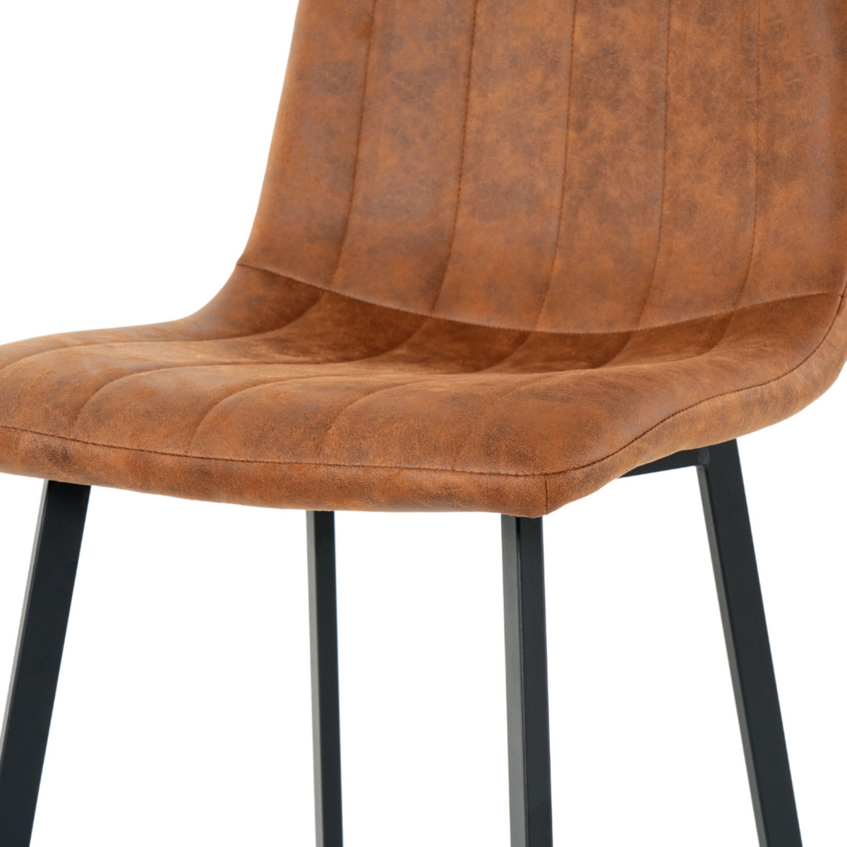 Eetkamerstoel Minsk - Microleder Cognac – foto 9