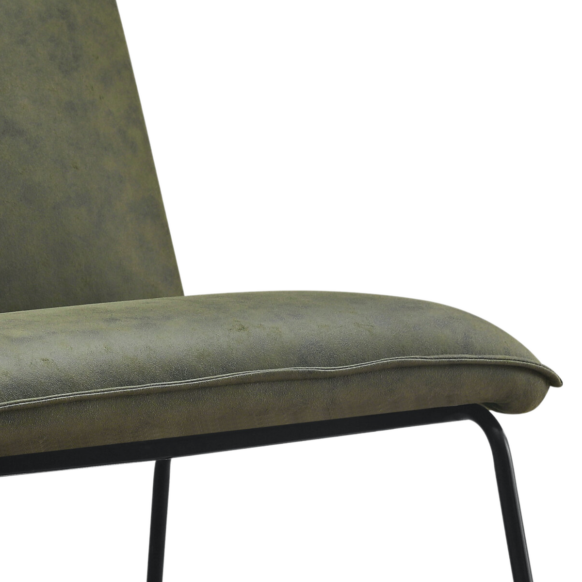 Fauteuil James - Microleder Groen – foto 5