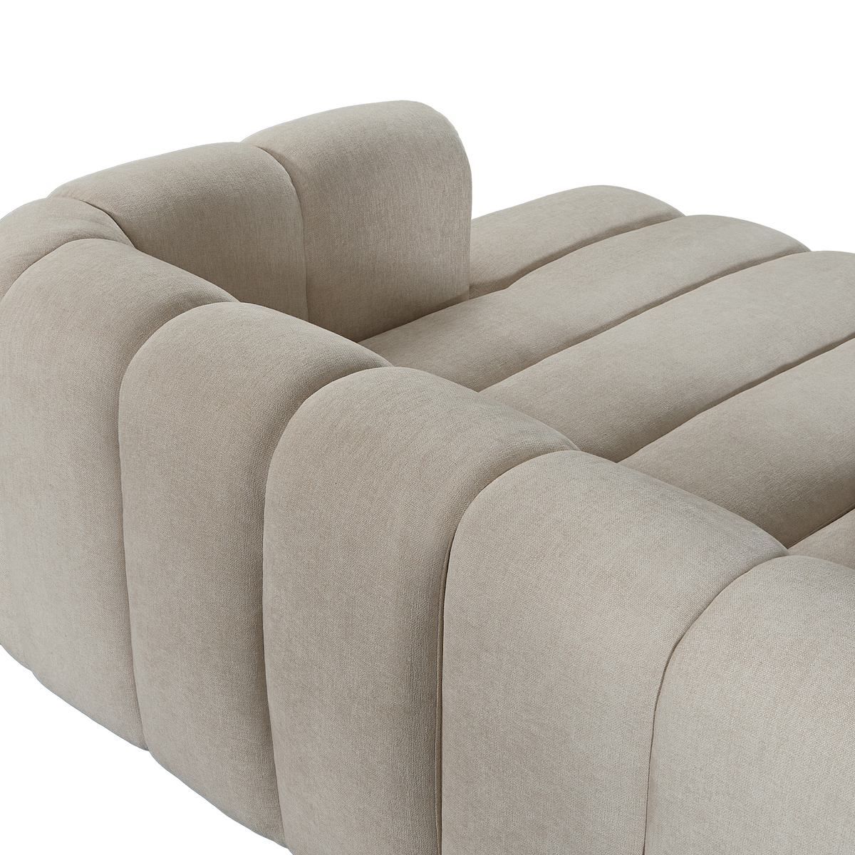 Hoekbank Fay - Beige rechts