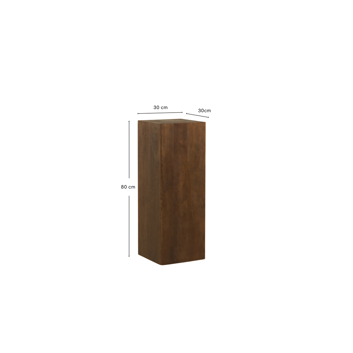 Plantenstandaard Bora - 80 cm Bruin