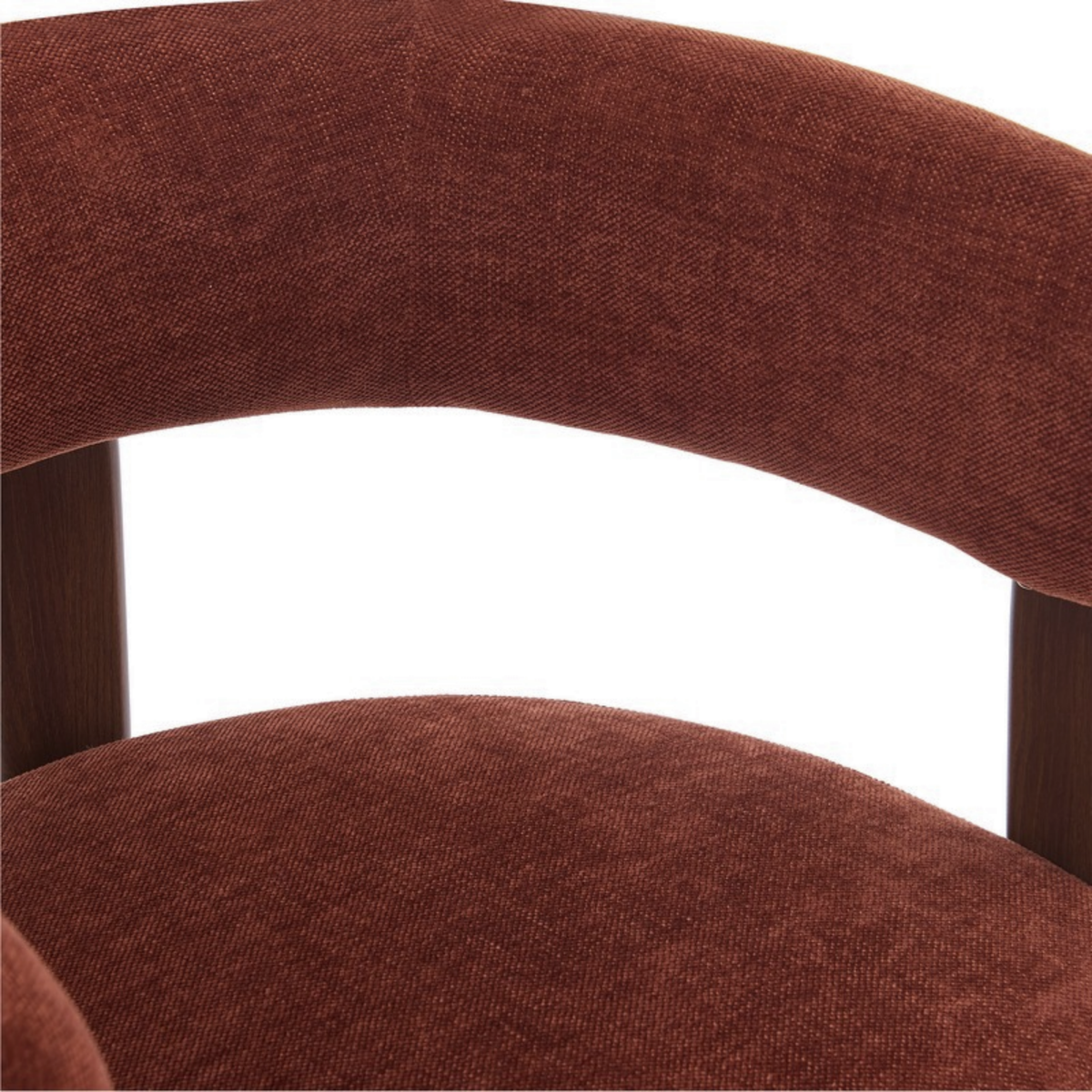 Barkruk Rose - Burgundy met armleuning