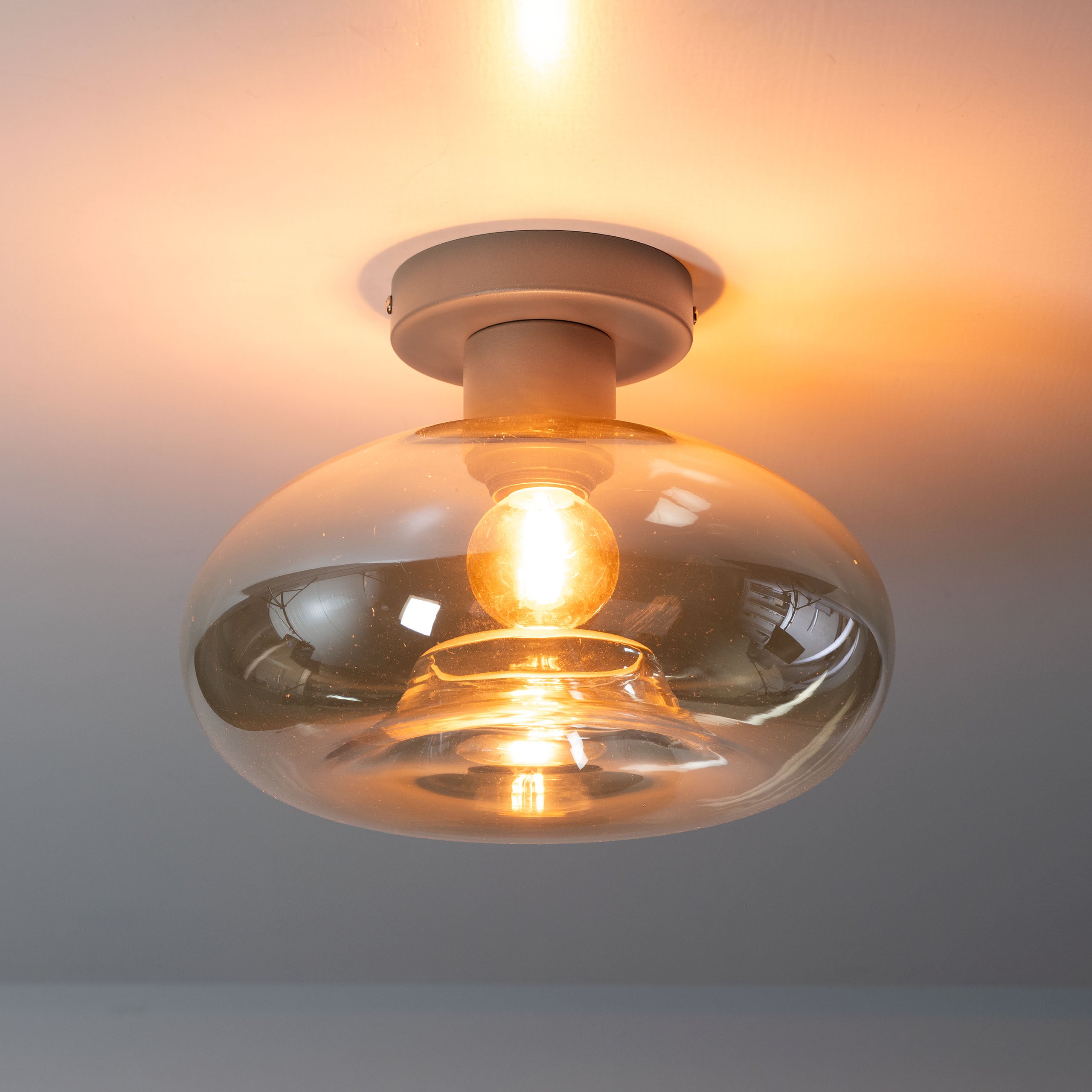 Plafondlamp Soll 1-lichts / Beige