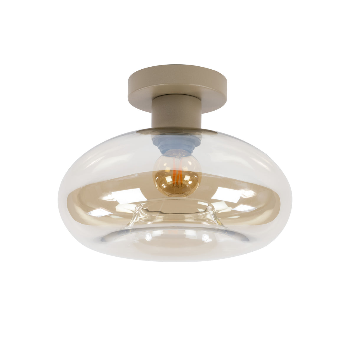 Plafondlamp Soll 1-lichts / Beige