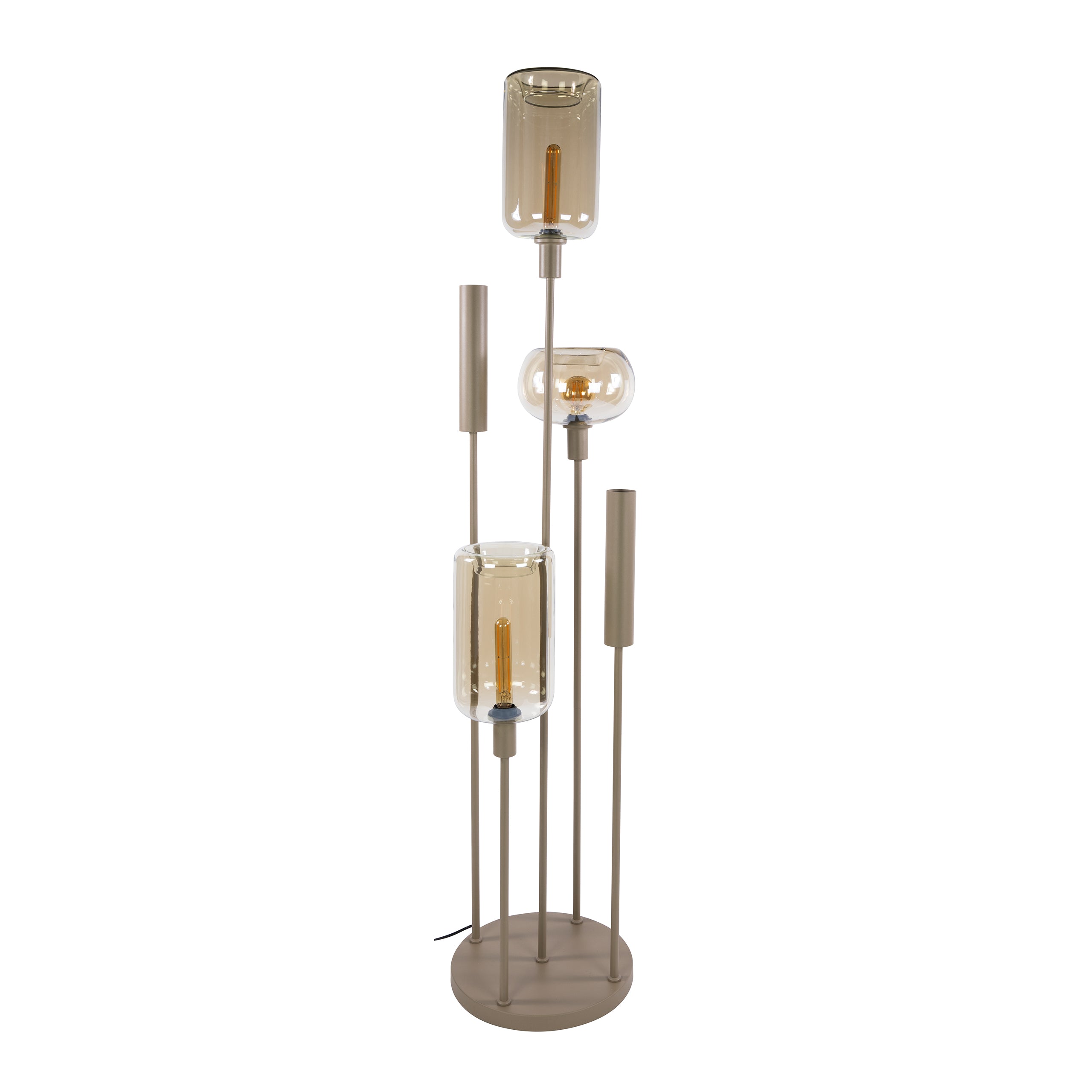 Vloerlamp Serene switch getrapt 2+3-lichts / Beige