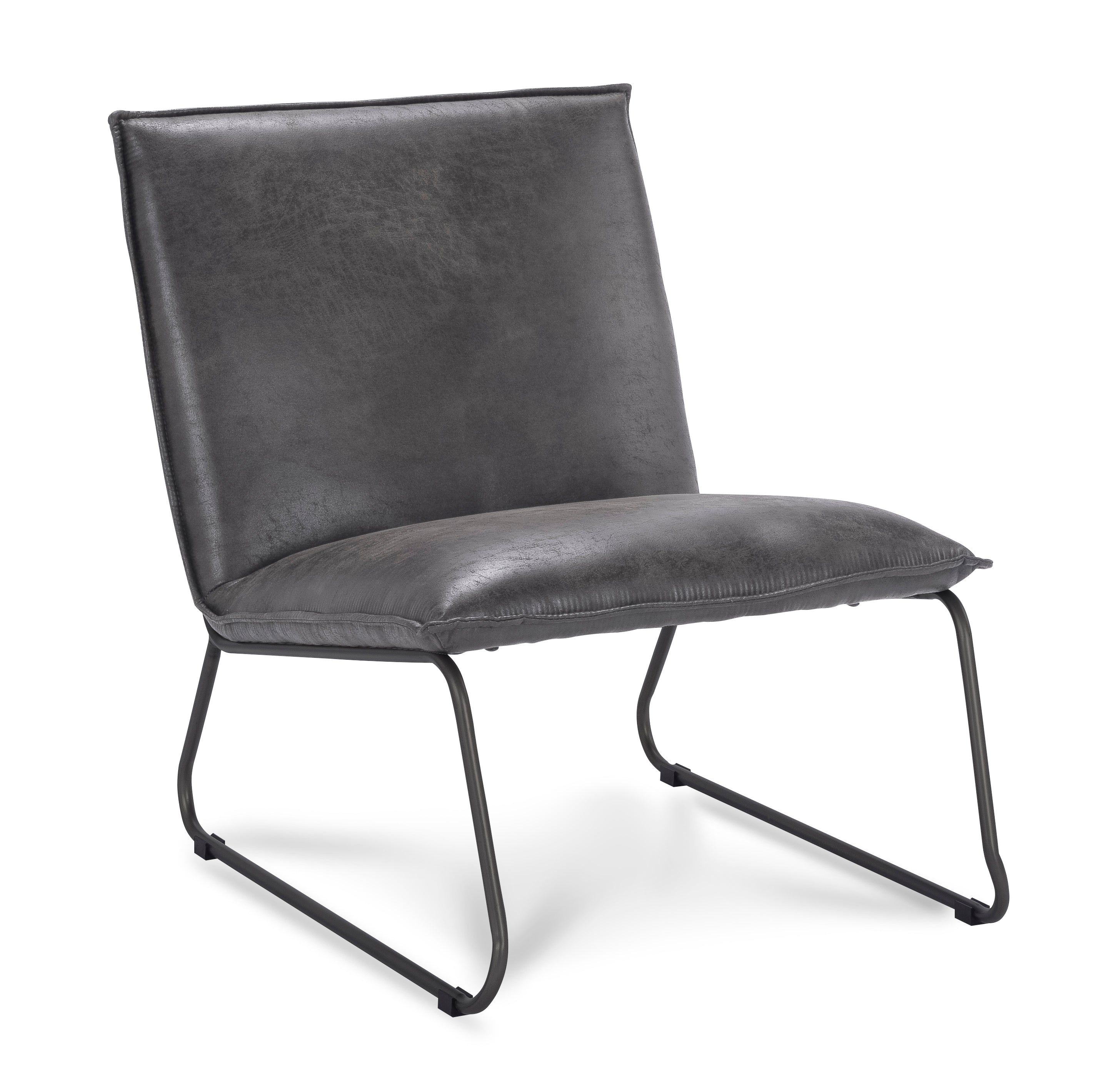 Fauteuil Chapman 1 seater Stof Rawhide Grijs Gun color frame