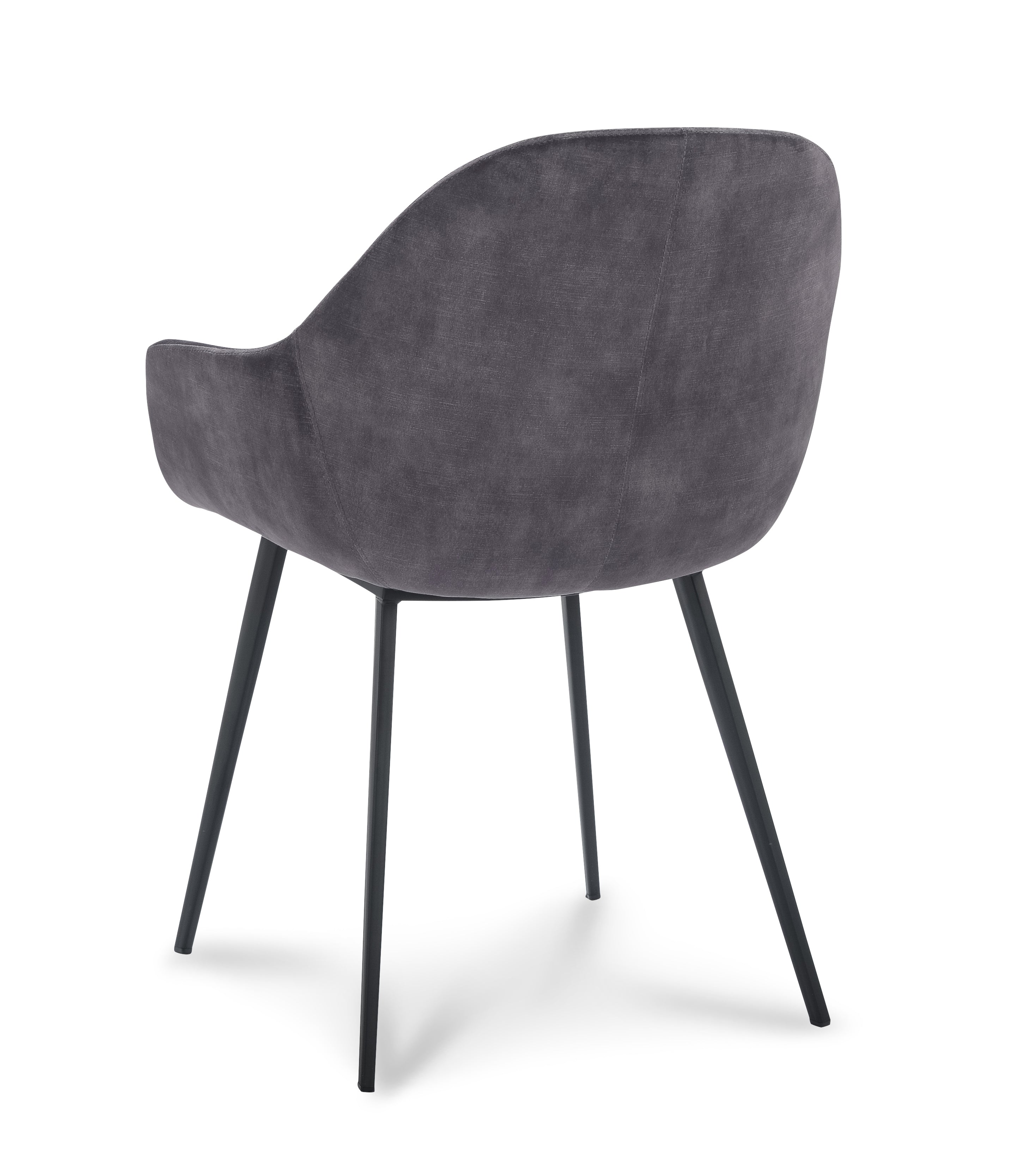 Armstoel Taylor Stof Adore Anthracite Leg Black