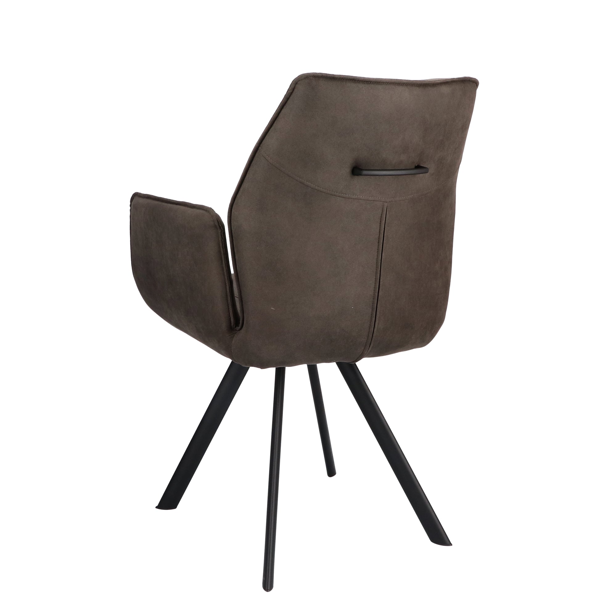 Armstoel Jade Stof Cowboy 104 Grey Leg Black