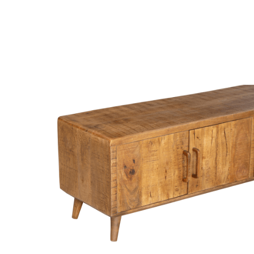 Tv meubel Omaha Naturel Mangohout 240 cm